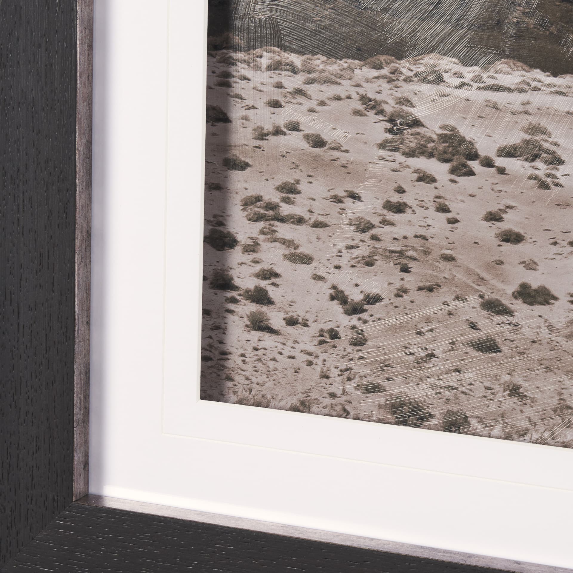 Monument Valley II Sepia by Debra Van Swearingen a Hand Embellished Framed Photo Art Print Matted un — product photograph