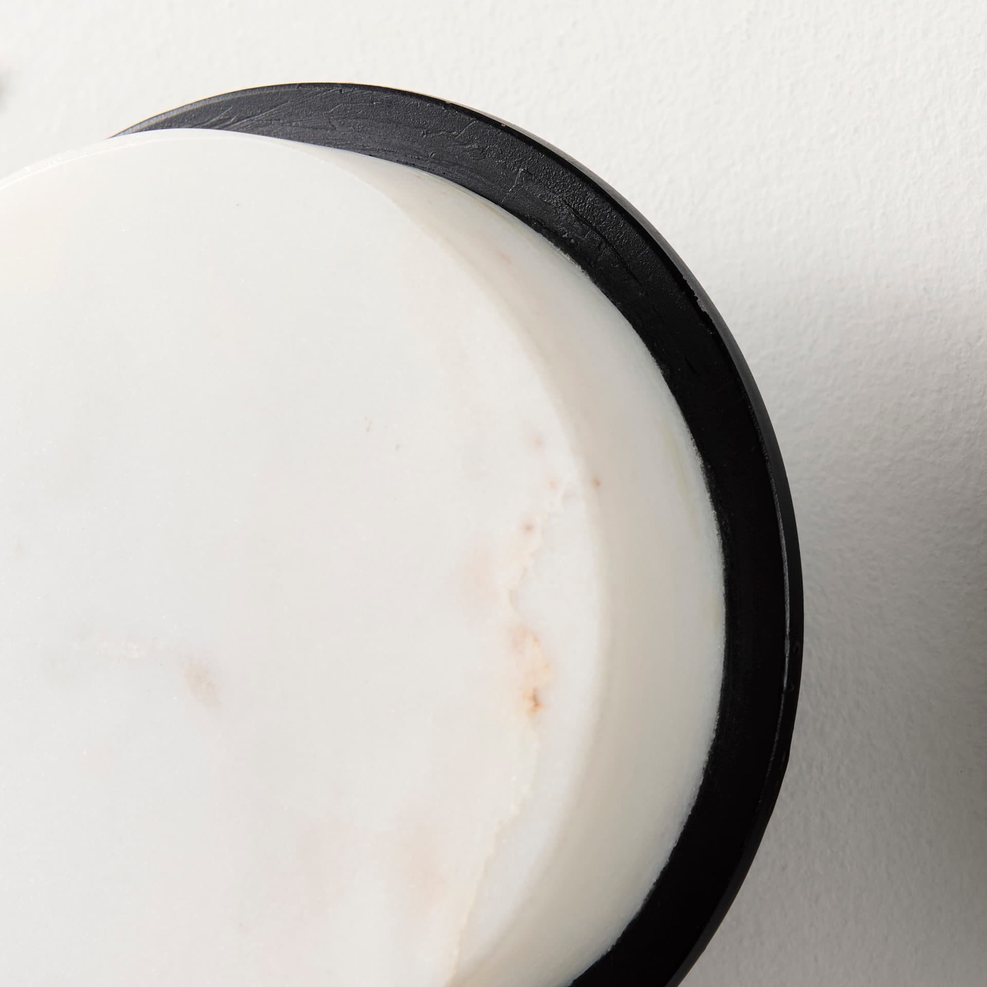 Sophia 5.0 L x 5.0 W x 3.0 H White Marble Set of 2 Wall Hooks — product photograph