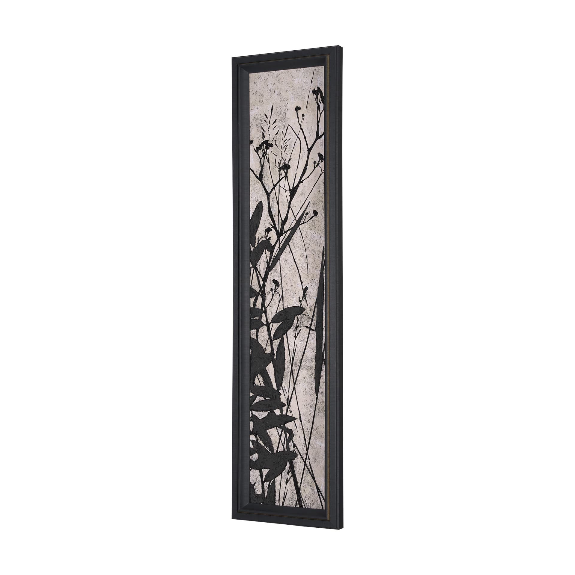 Etched Silouette II by Mercana Studio a Hand Embellished Textured Framed Art Print — product photograph