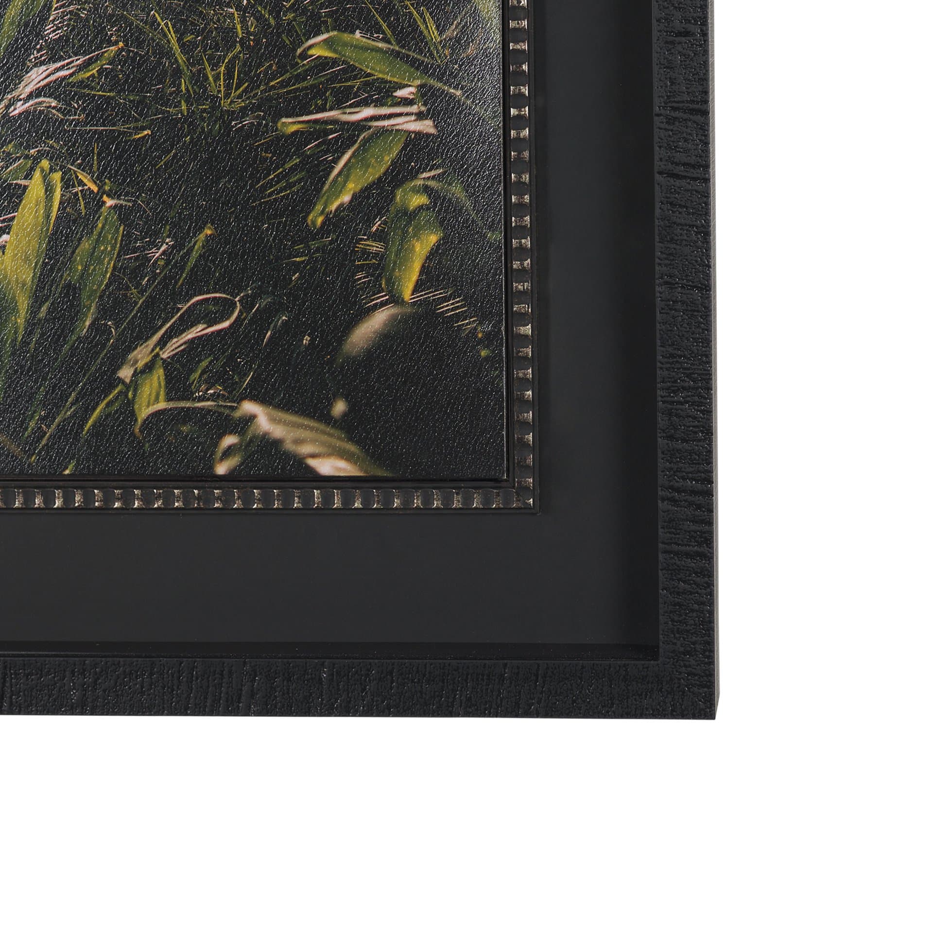 Princeville Kauai Jungle by Stefan and Audrey Textured Framed Photo Print Matted under Glass — product photograph