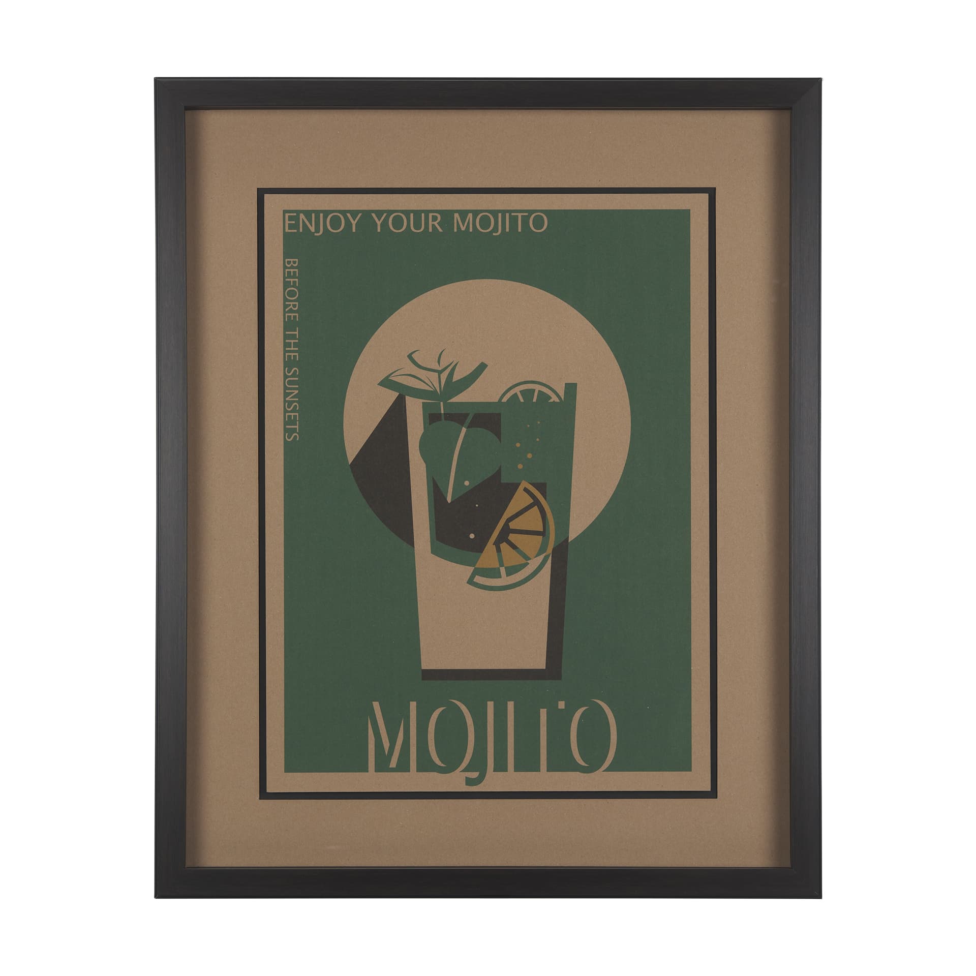 Mojito by Simeng a Framed Art Print Matted under Glass — product photograph