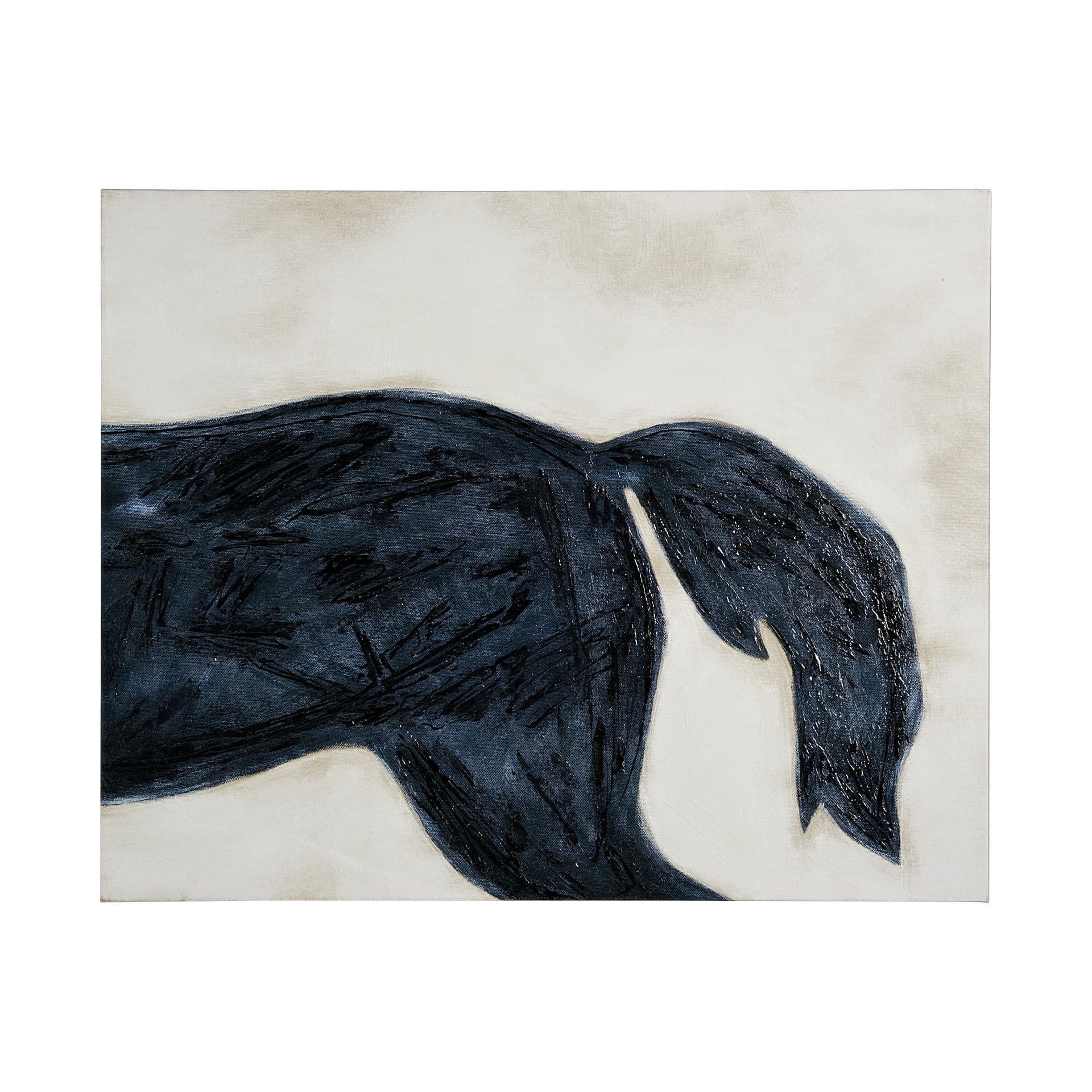 Equestrian Beauties - Close by Kristine Hegre a Hand Embellished Textured Canvas — product photograph