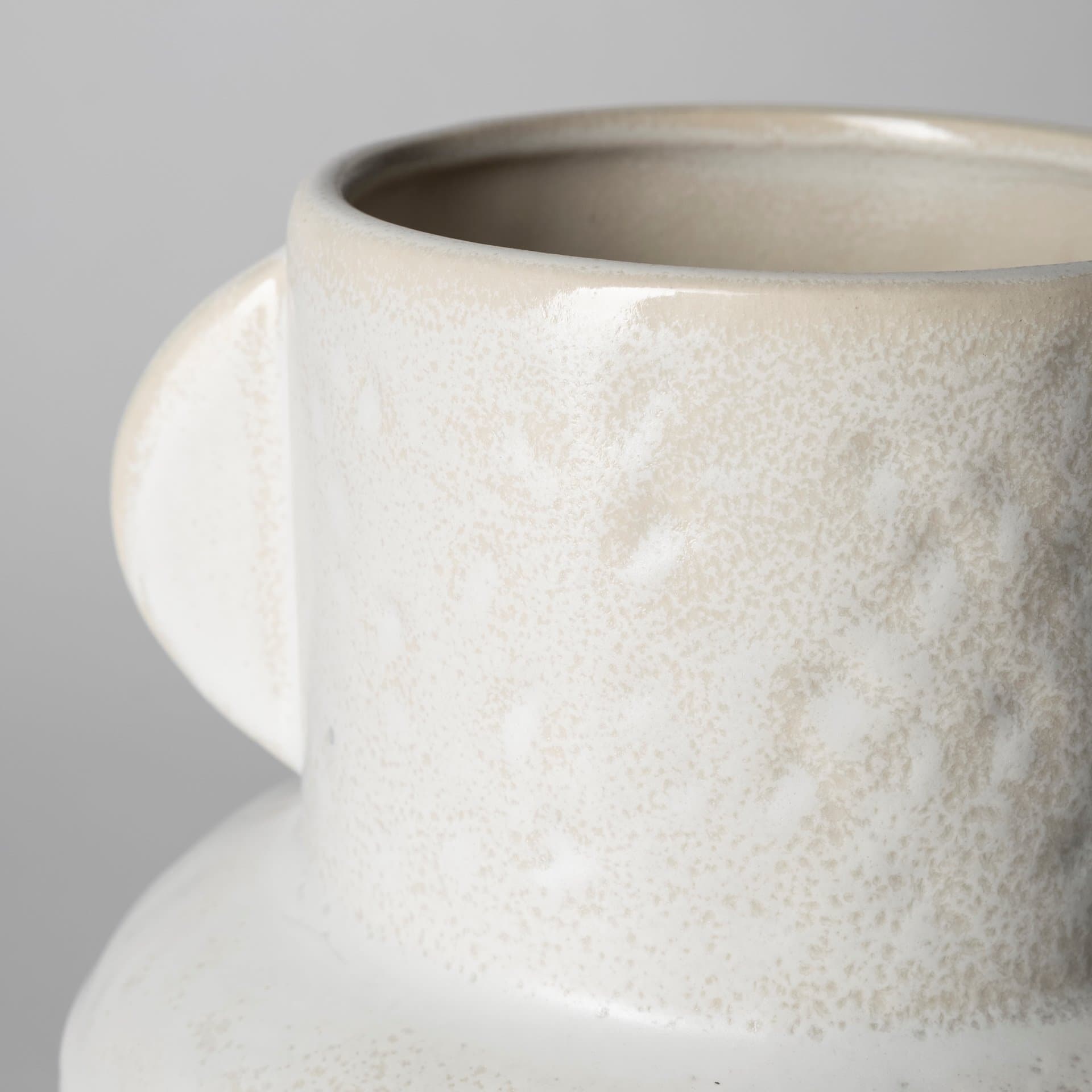 Judy Small Eggshell Ceramic Vase — product photograph