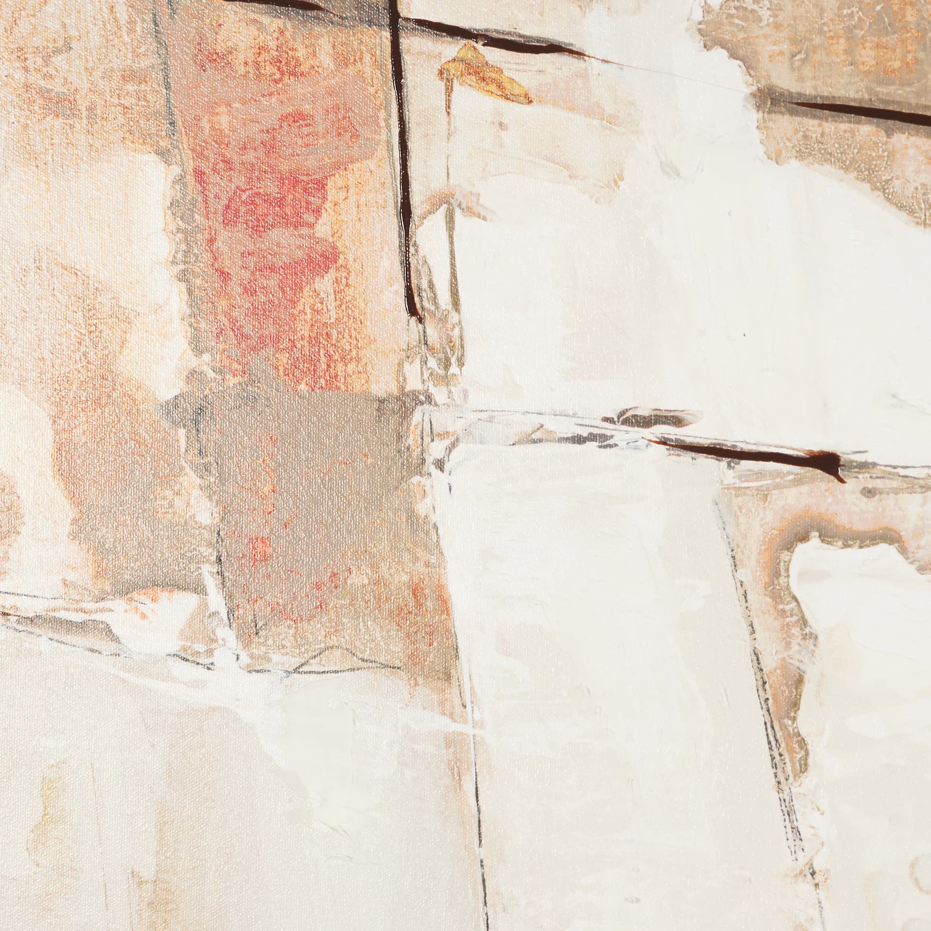 Shale II by Mercana Studio Hand-Embellished Textured Framed Canvas Artwork — product photograph