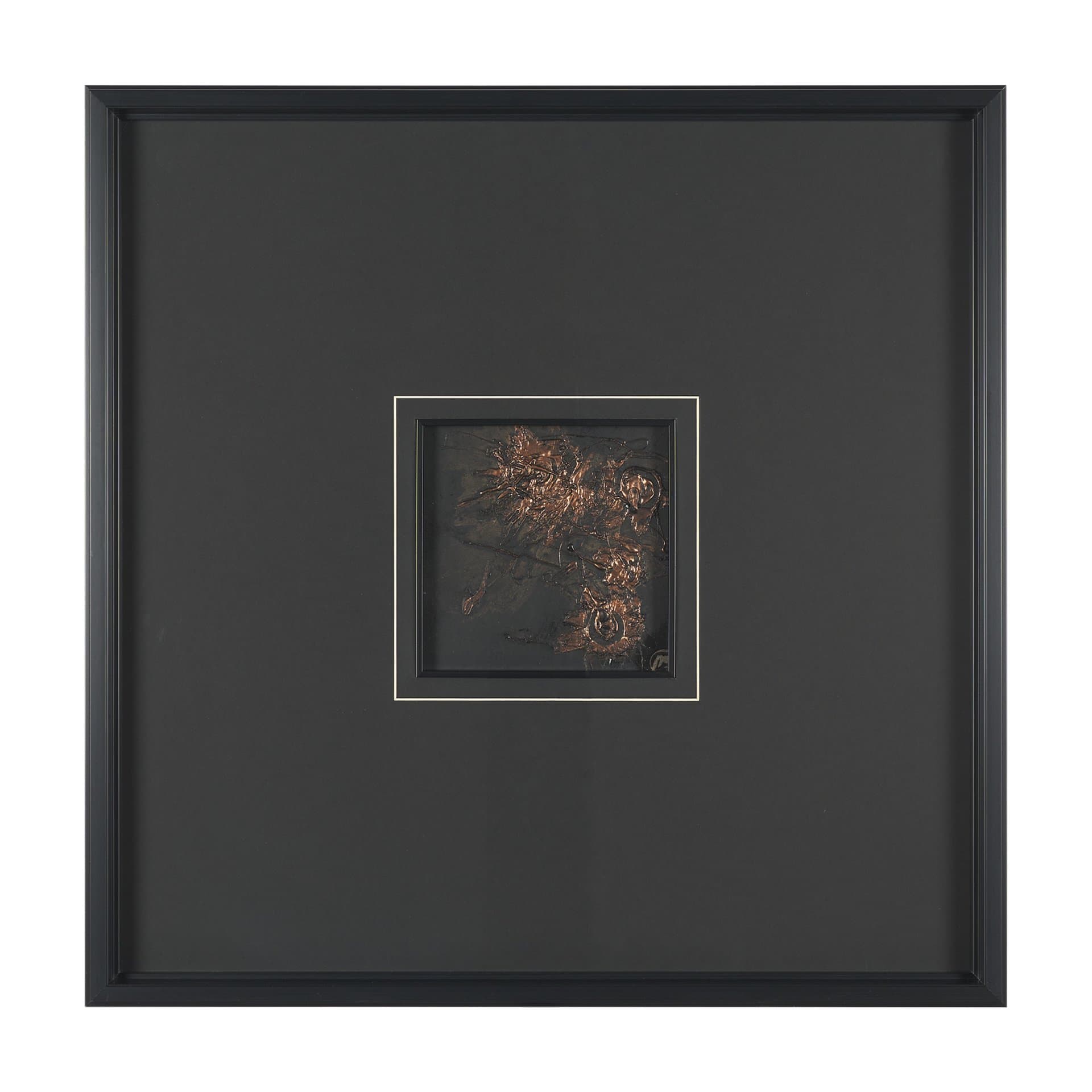 Gilded II by Mercana Studio Handmade Original Framed Artwork Matted under Glass — product photograph