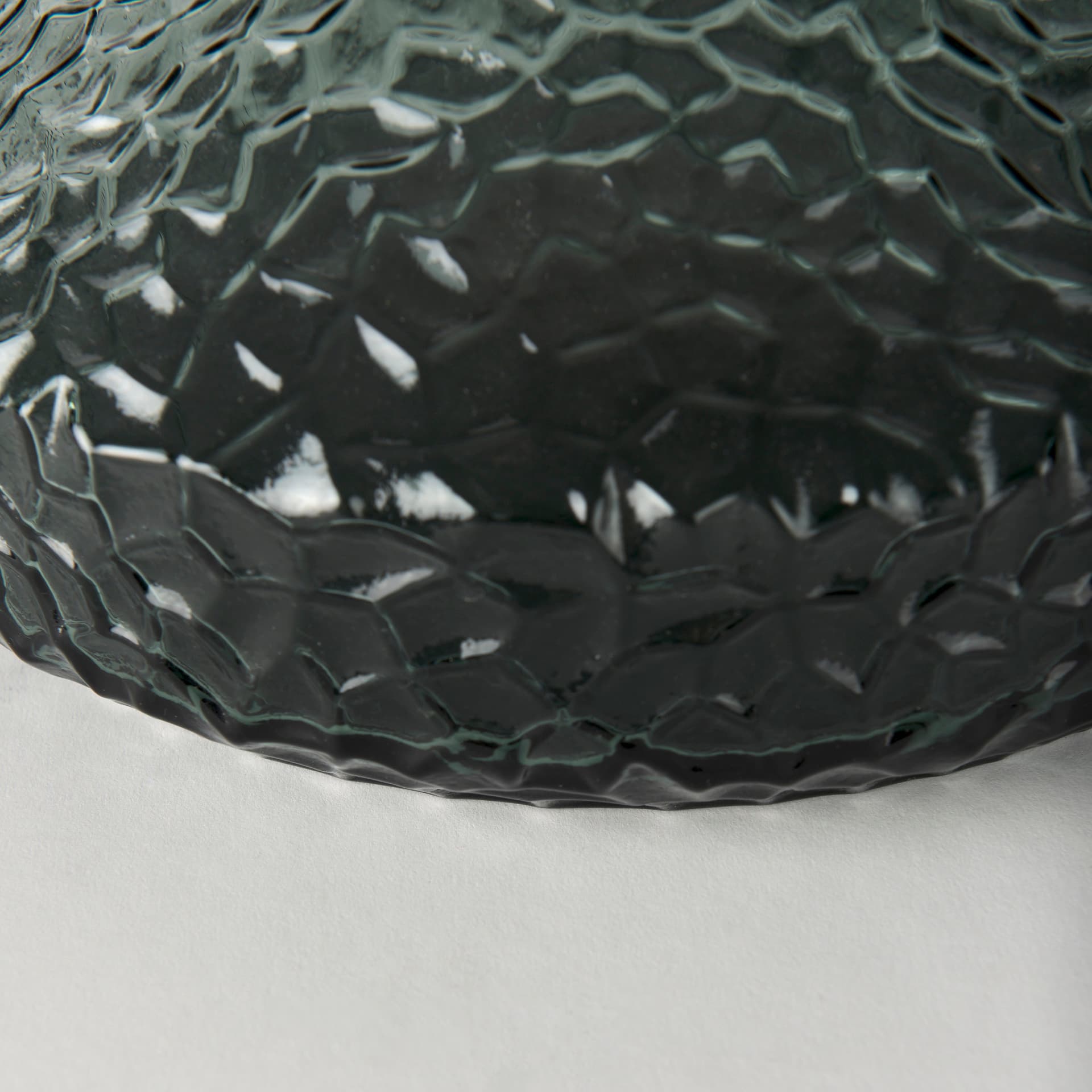 Jolene 11.8" Green Waterglass Glass Vase — product photograph