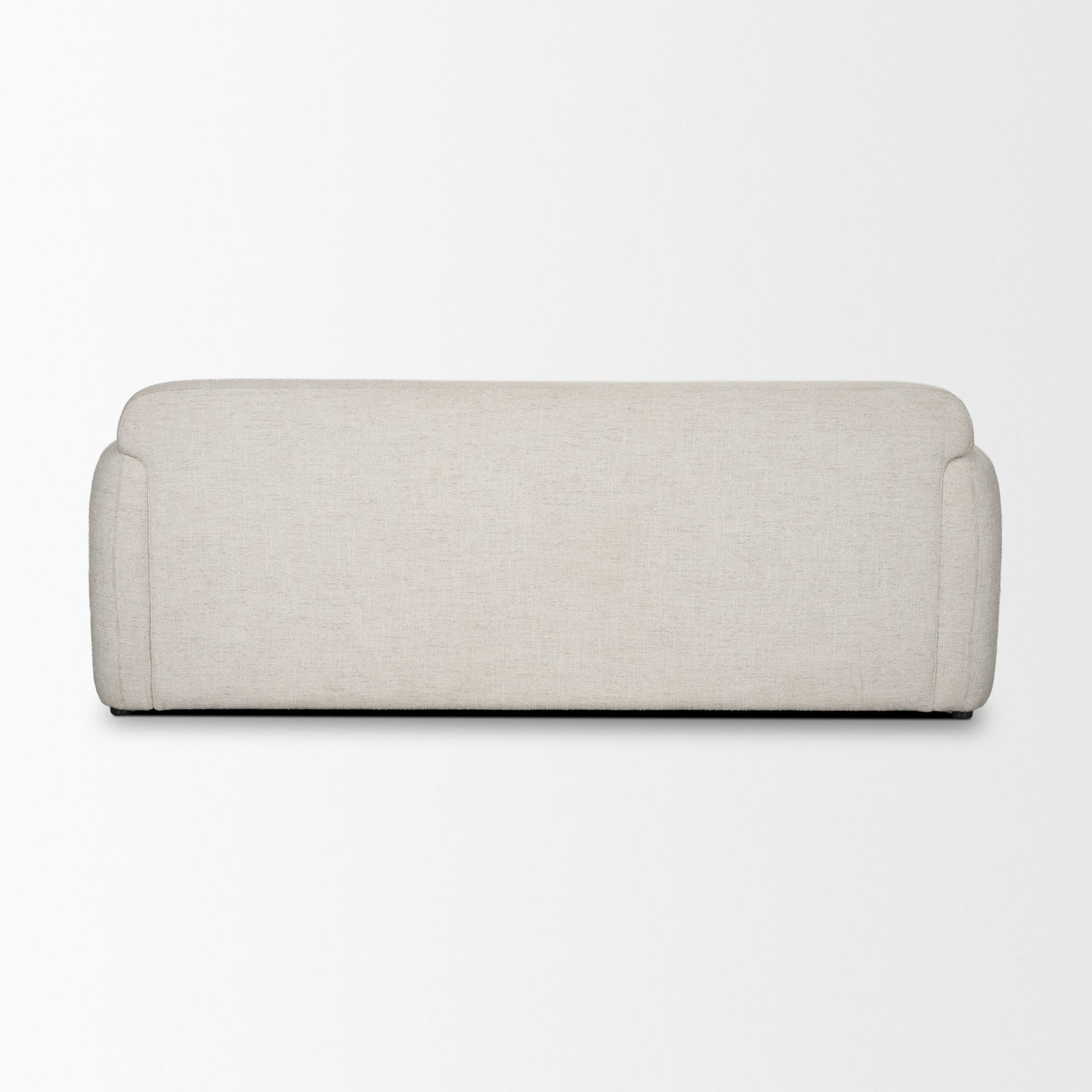 Saga Cream Fabric 3 Seater Sofa — product photograph
