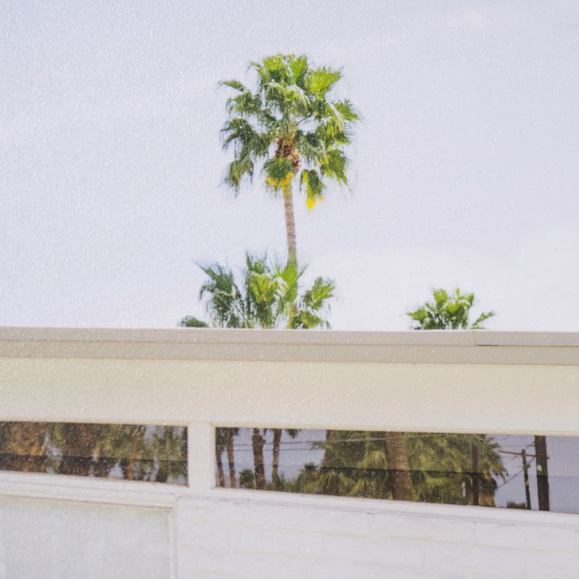 Palm Springs Villa by Irene Suchocki Hand Embellished Framed Photo Art Print Matted under Glass — product photograph