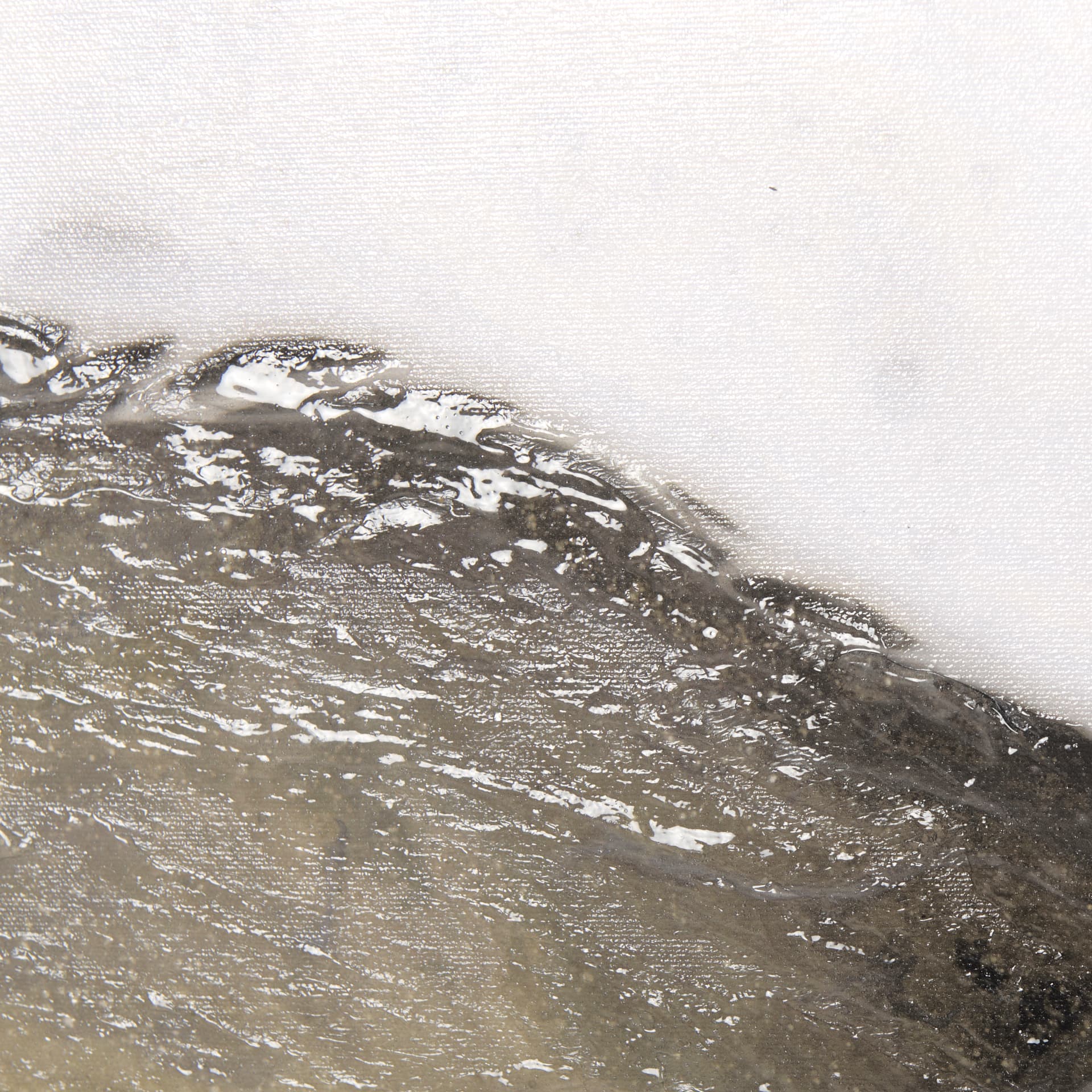 Sandy Waves I by Mercana Studio a Hand Embellished Textured Framed Canvas — product photograph