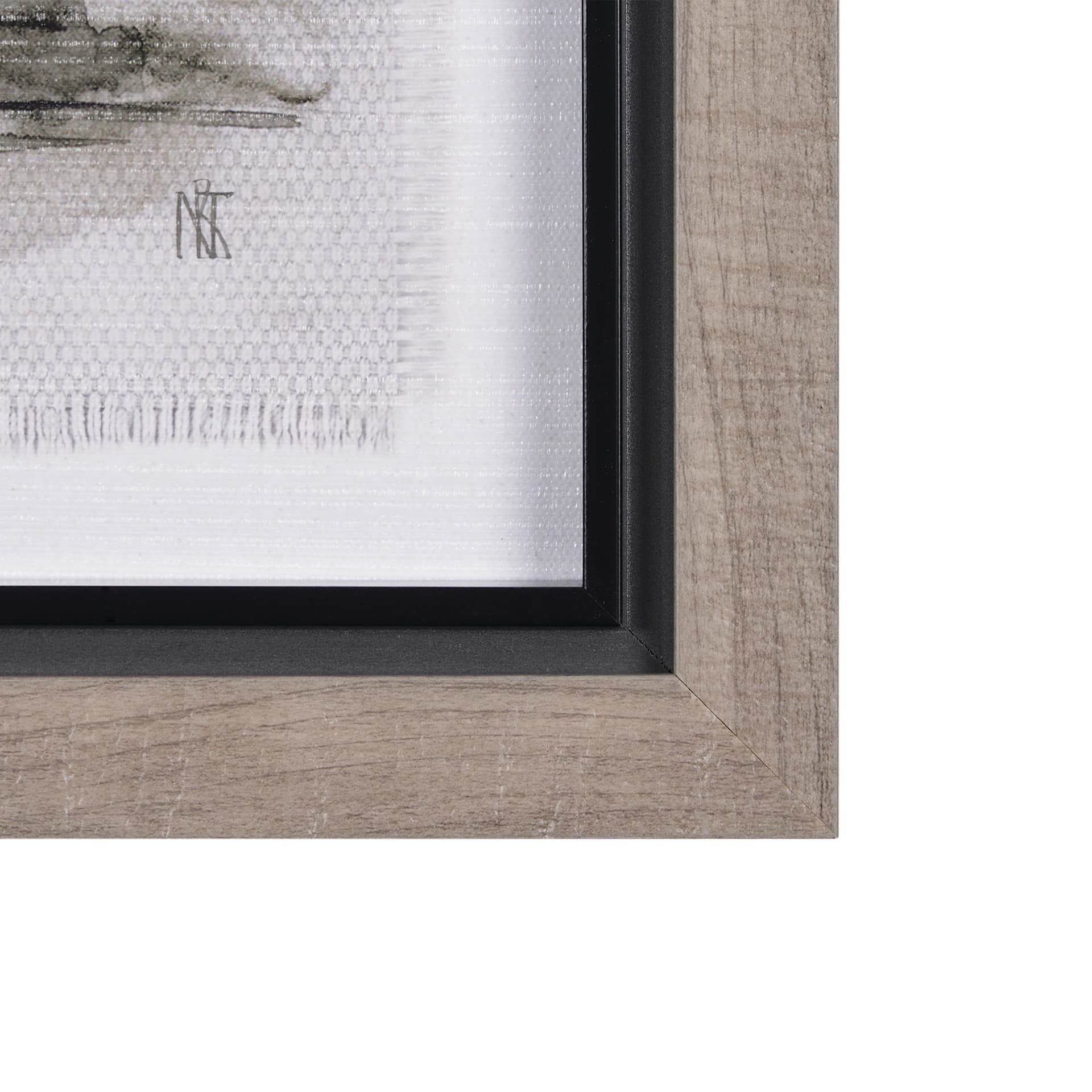 Seaside Vacation I by Mercana Studio a Hand Embellished Textured Framed Art Print — product photograph