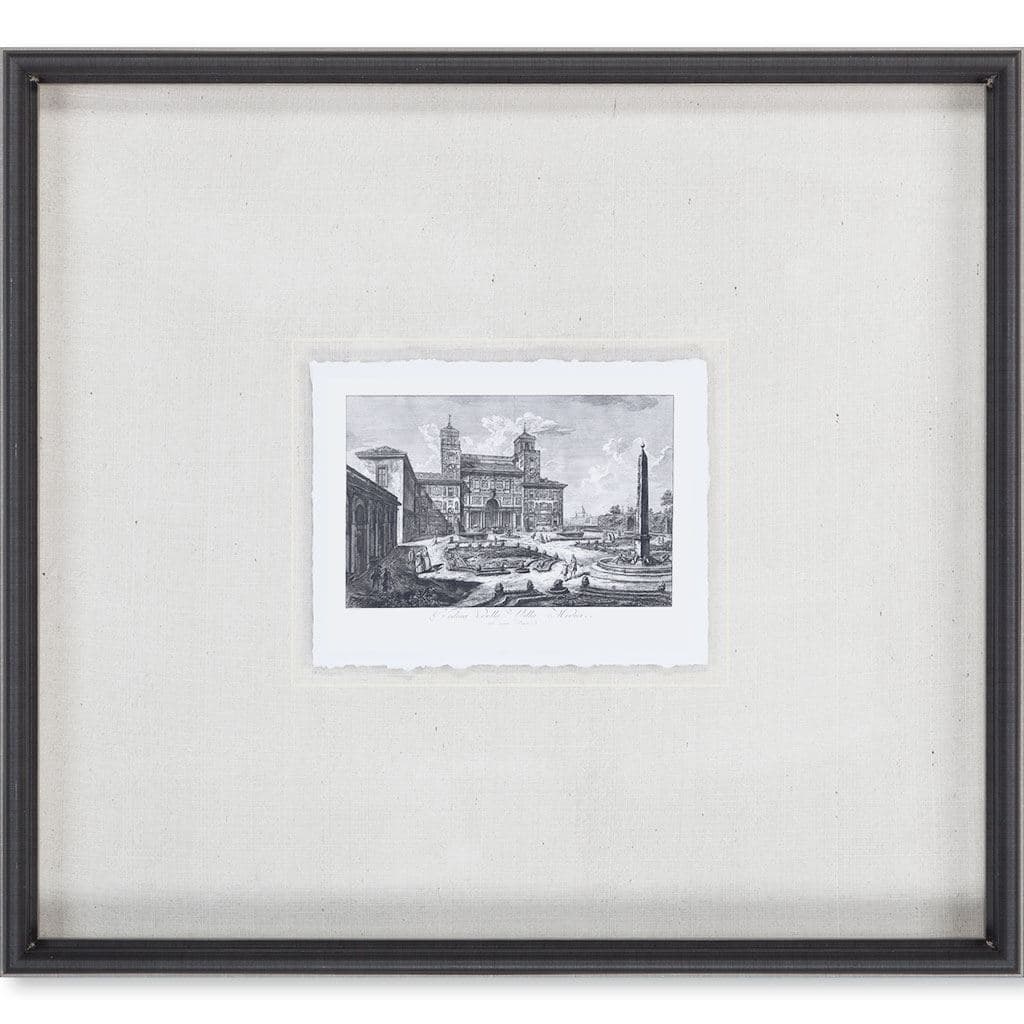Veduta della Villa Medici (MC) by Piranesi a Framed Art Print Matted under Glass — product photograph