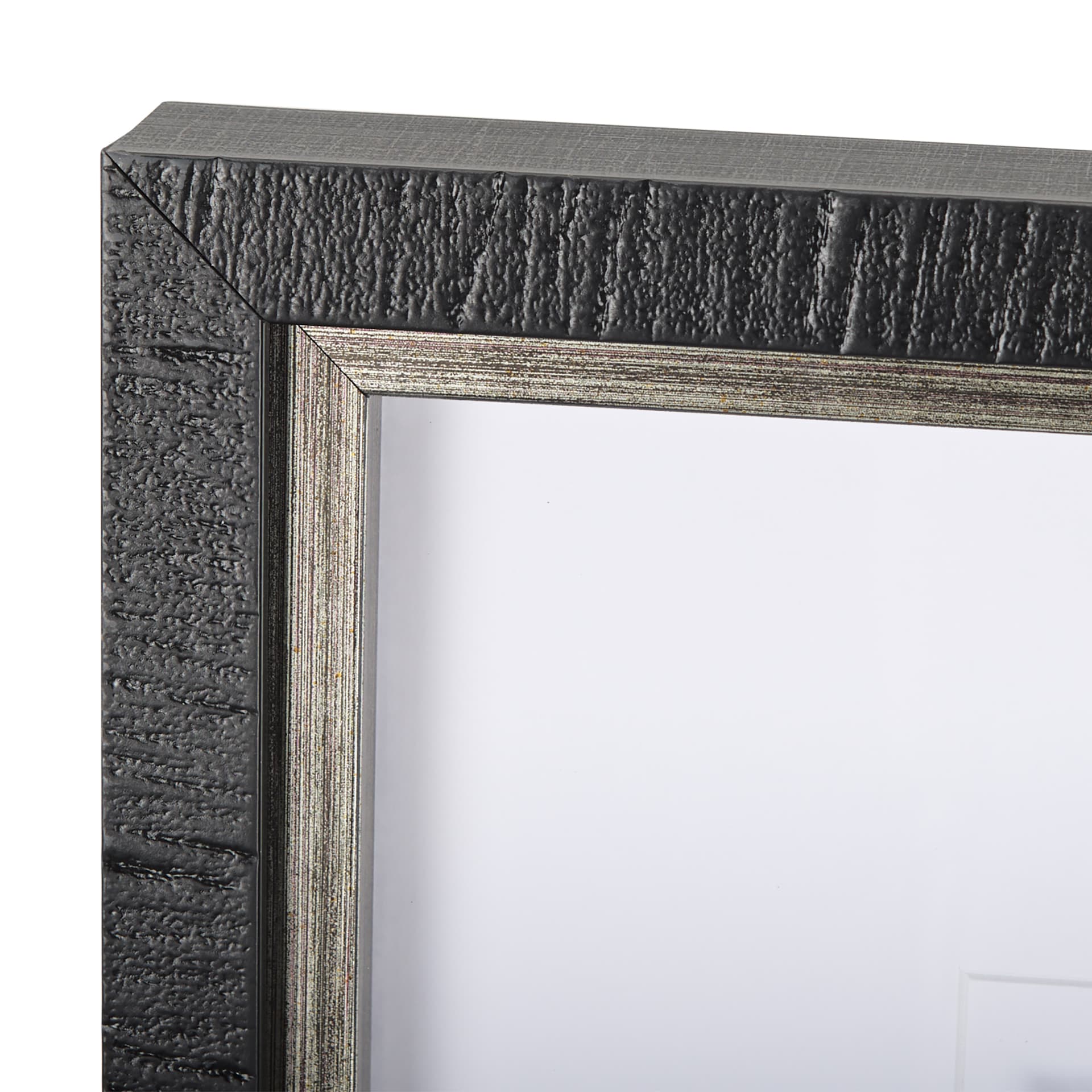 Water's Reflection-L by Chad Mackay a Hand Embellished Textured Framed Art Print Matted under Glass — product photograph