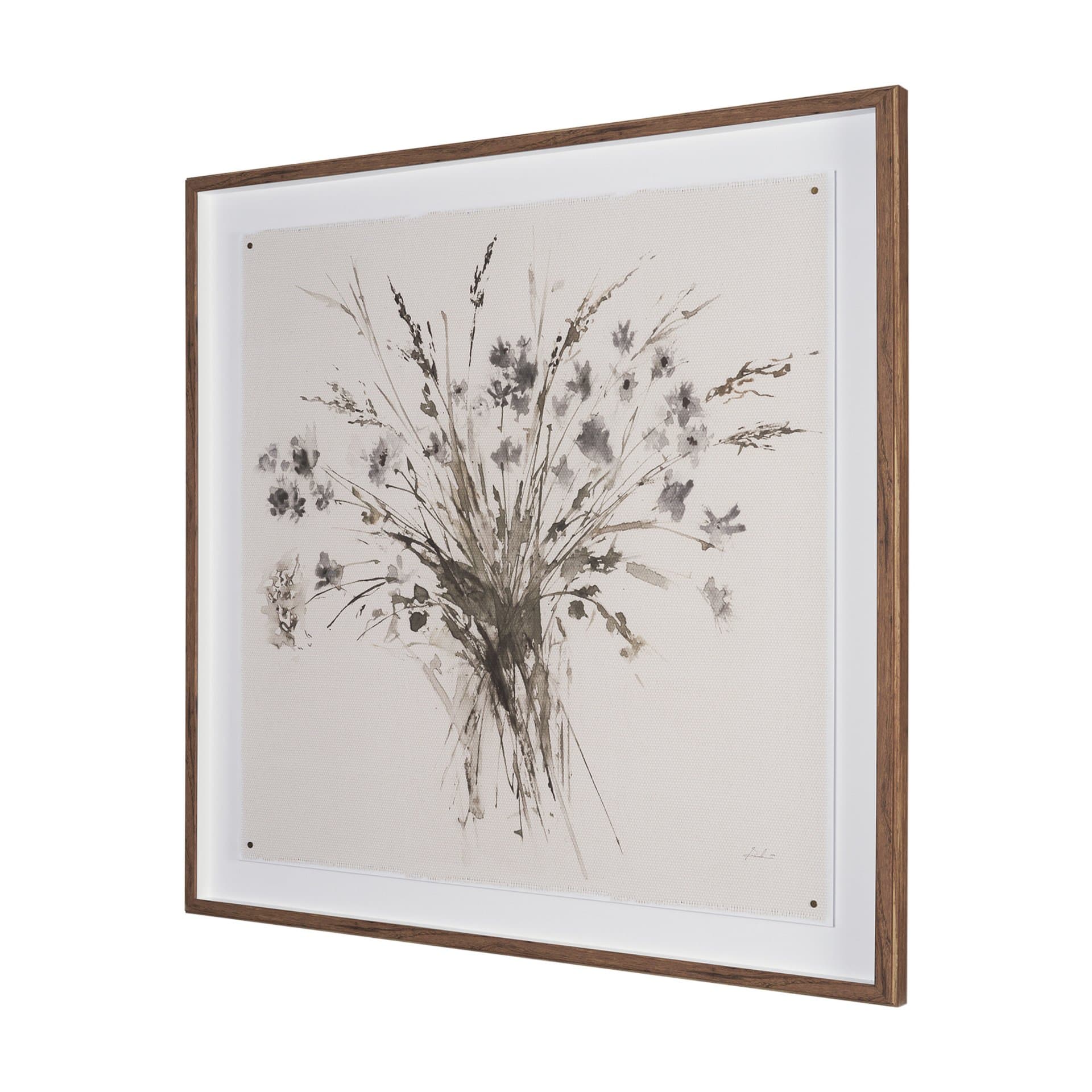 Floral Impressions IV by Melody Ducharme a Framed Art Print Matted under Glass — product photograph