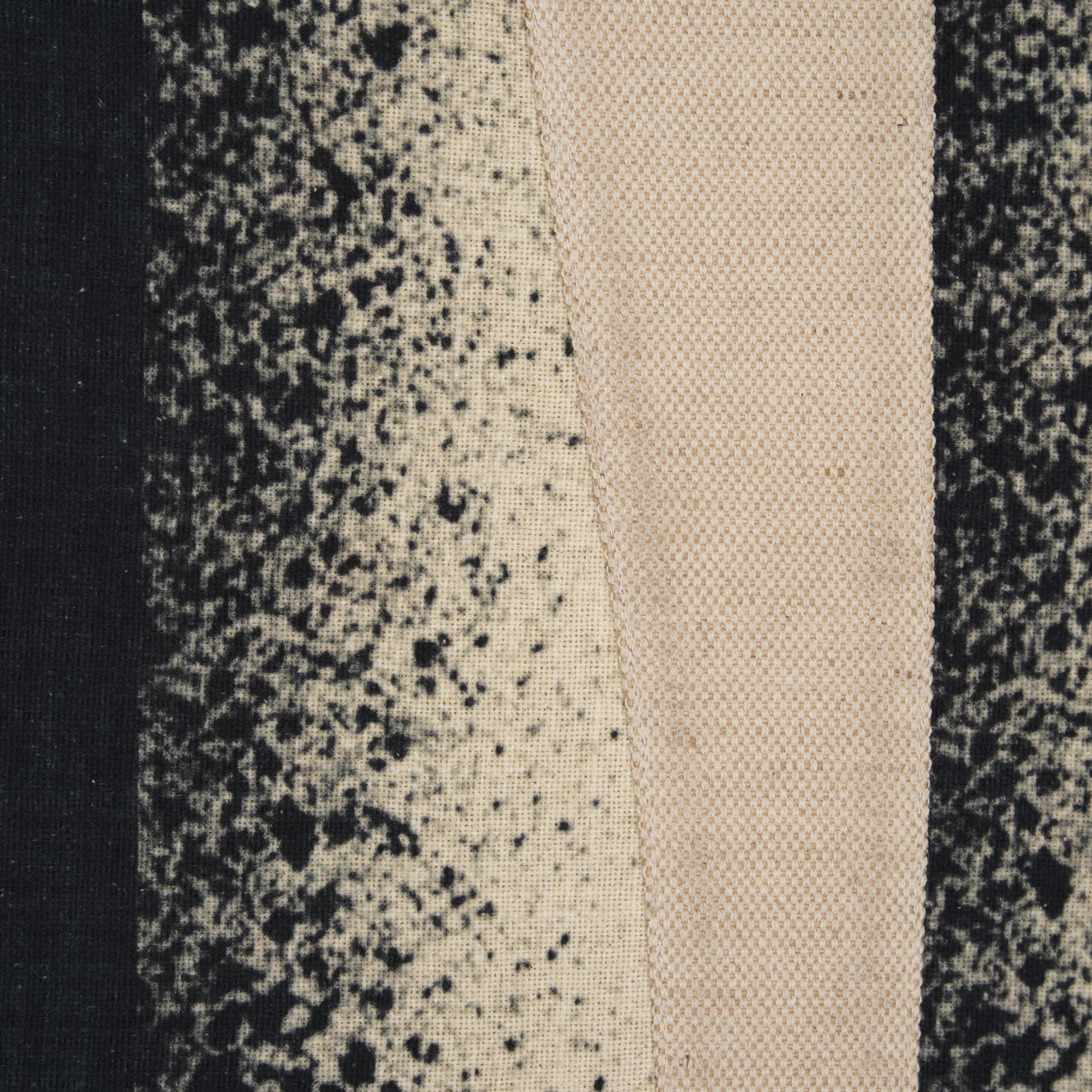 Revelin Small Fabric Collage Framed Linen Wall Art — product photograph