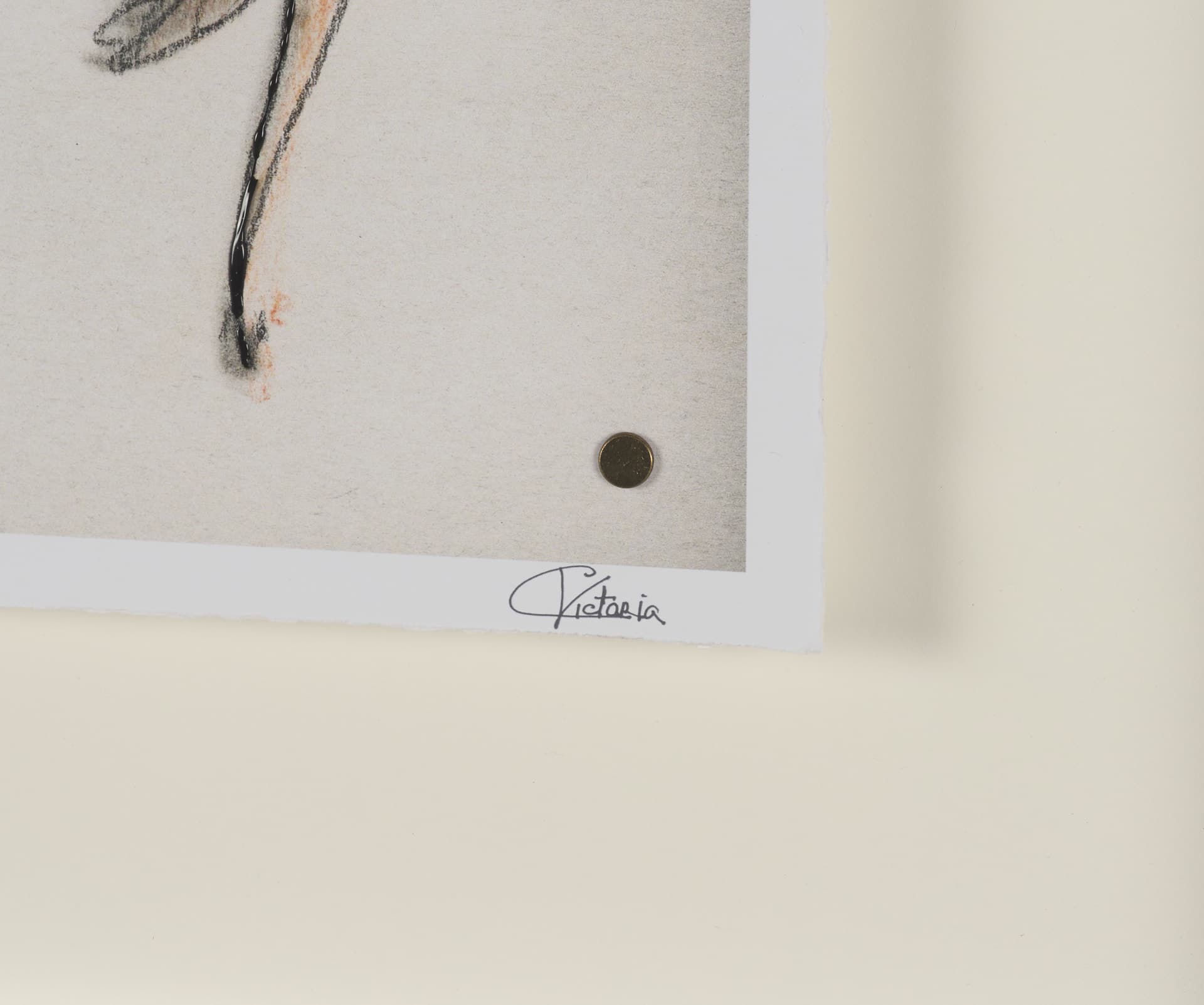 Playful Pup V by Mercana Studio Hand Embelished Framed Artwork Matted under Glass — product photograph