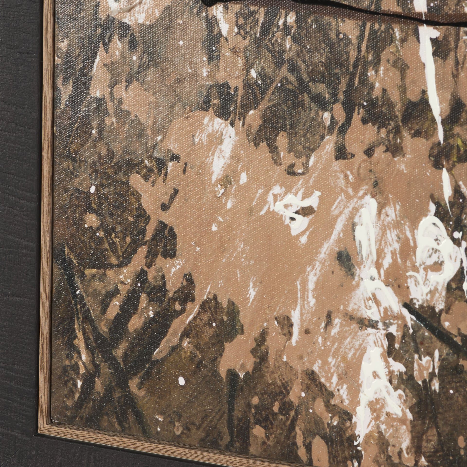Chaos & Order V by Chad Warren a Hand Embellished Textured Framed Canvas — product photograph