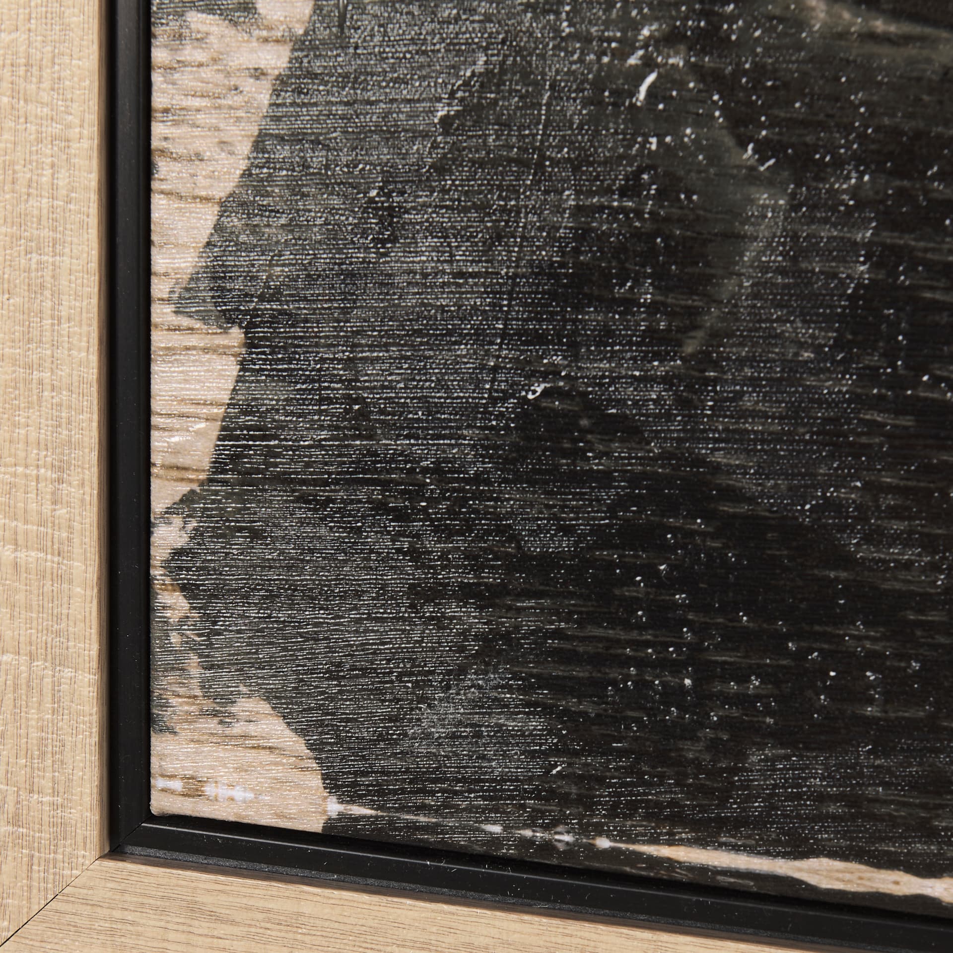 Clouds upon Fields I by Mercana Studio a Hand Embellished Textured Framed Canvas — product photograph