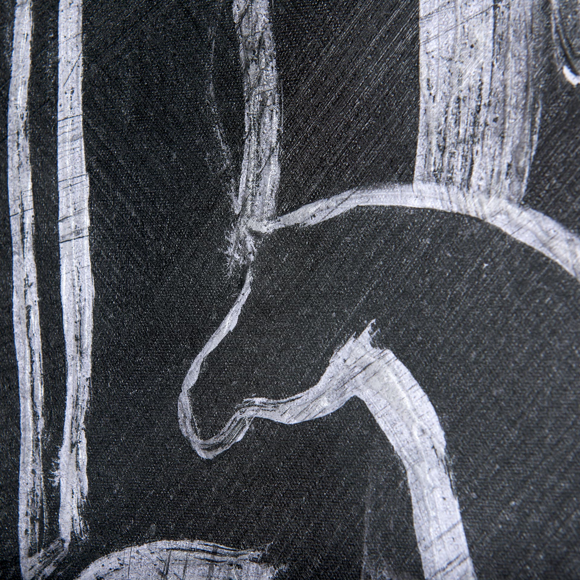 Horse Herd II by Mercana Studio a Hand Embellished Textured Canvas — product photograph