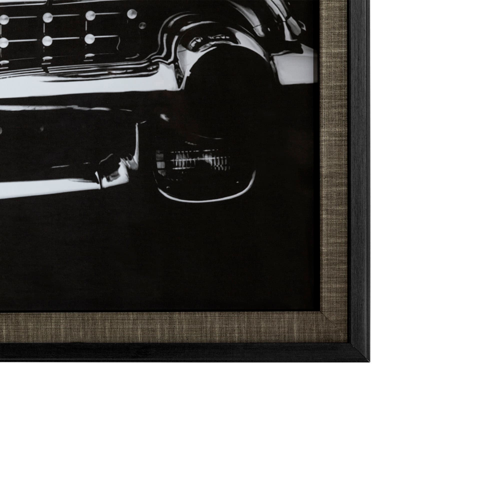 Cadilac Series 62-1958 by Hakan Strand a Framed Photo Art Print Matted under Glass — product photograph