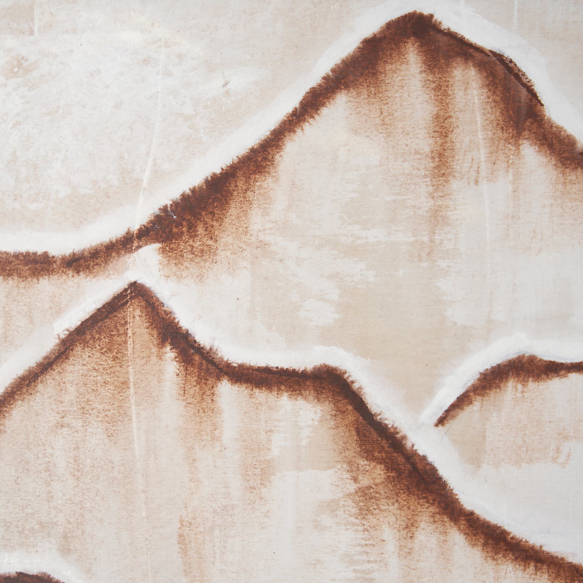 Red Rock View I by Studio M a handmade Original Framed 3D Textured Artwork under Glass — product photograph