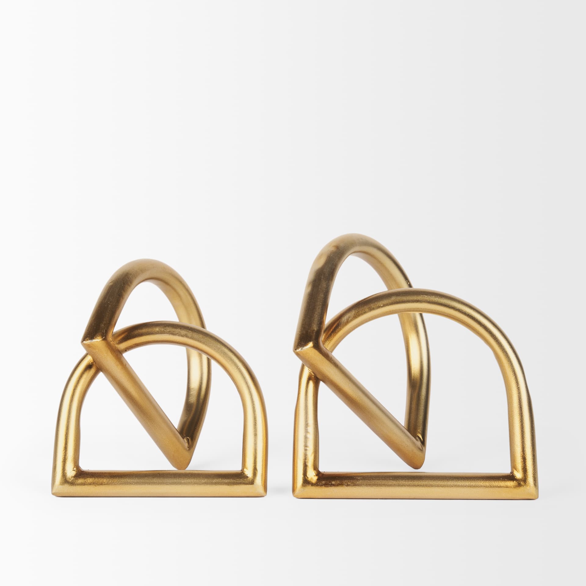 Locke Large Gold Metal Decorative Object — product photograph