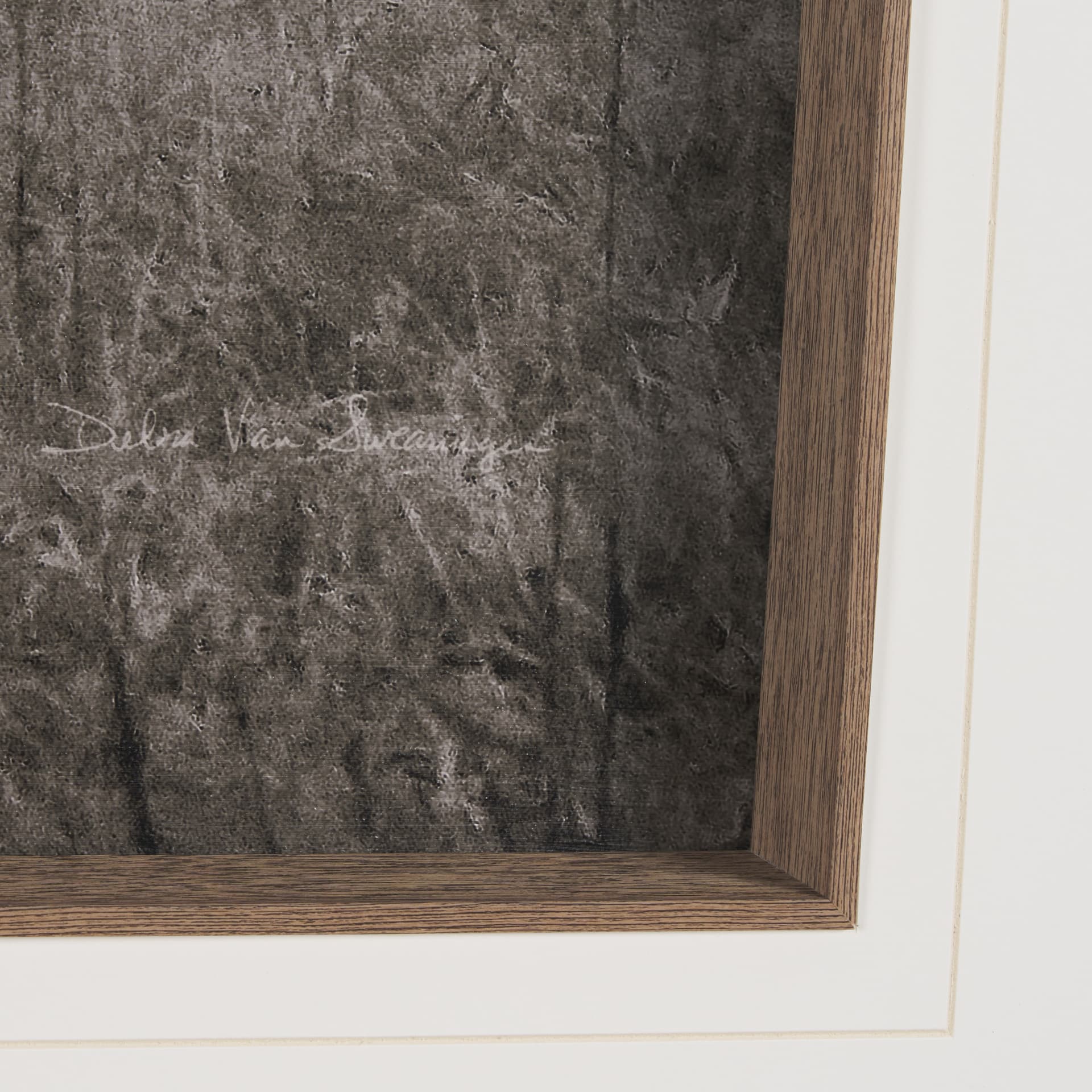 Painted Horses on the Run by Debra Van Swearingen a Hand Embellished Framed Photo Art Print Matted u — product photograph