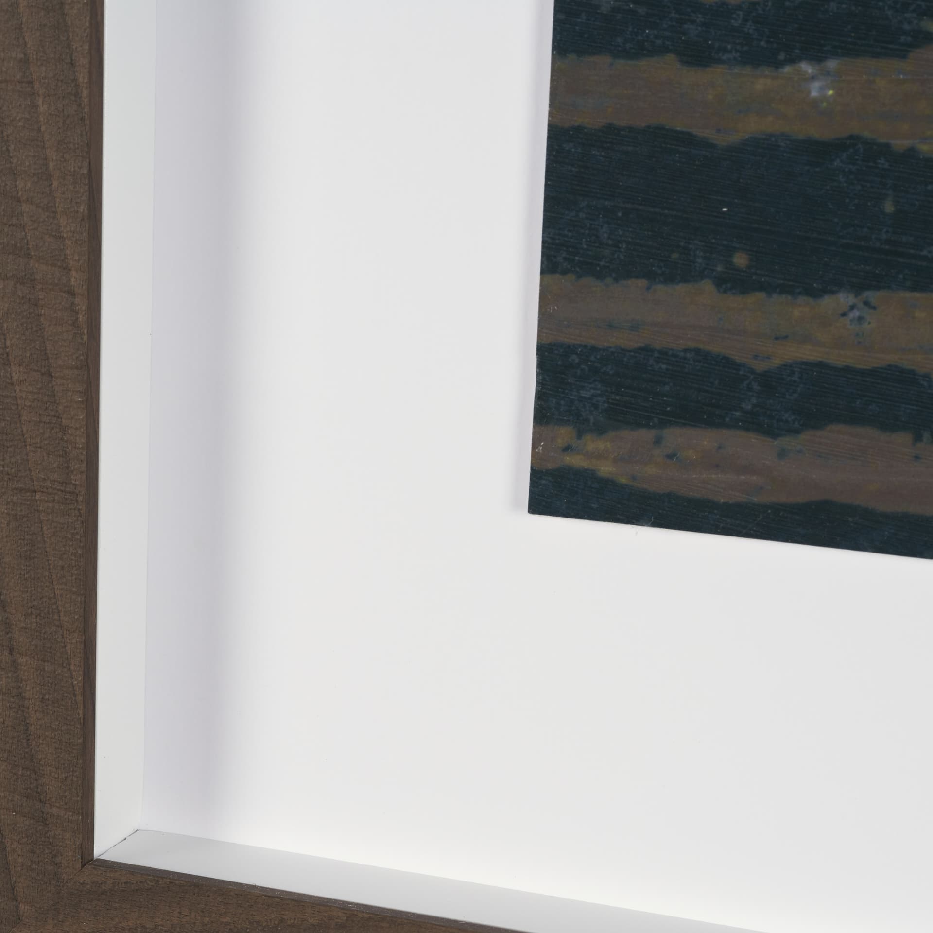 Magnitude I Abstract by Chad Warren a Hand Embellished Framed Print under Glass — product photograph
