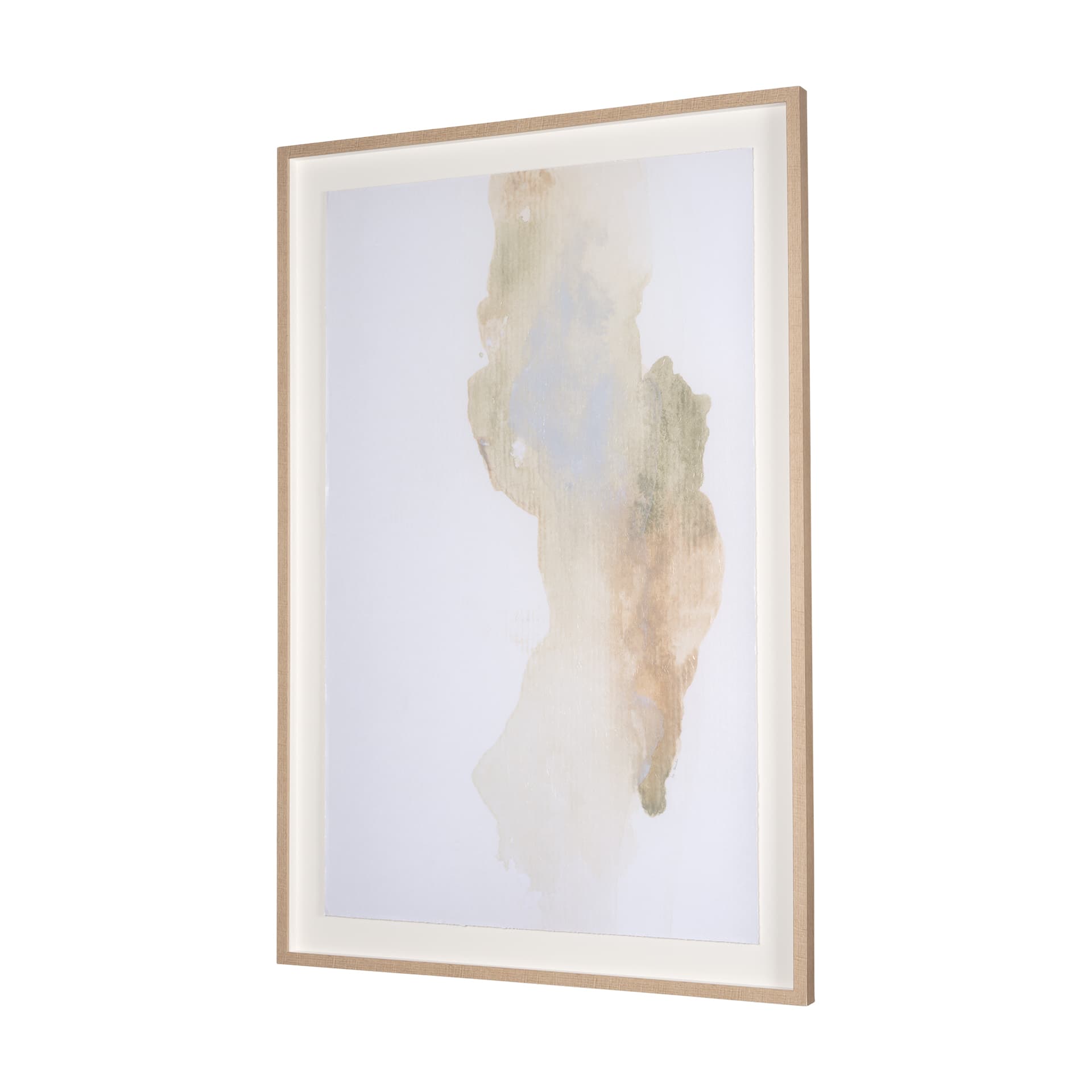 Can you Hear the Peace by Ira Havuka a Hand Embellished Textured Framed Art Print Matted under Glass — product photograph