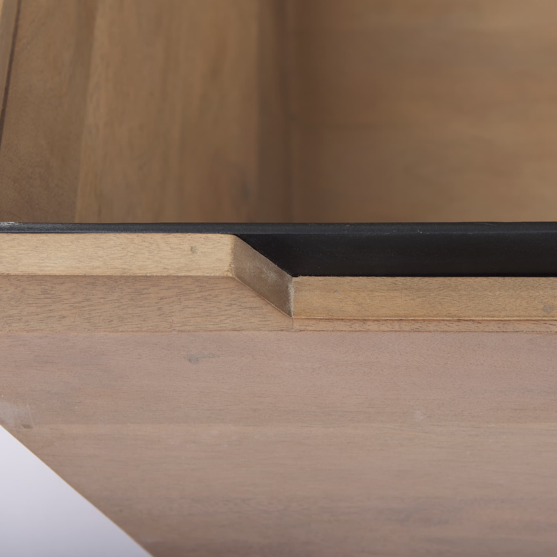 Wyatt 41.0L x 41.0W x 16.0H Brown Wood Angular Coffee Table — product photograph