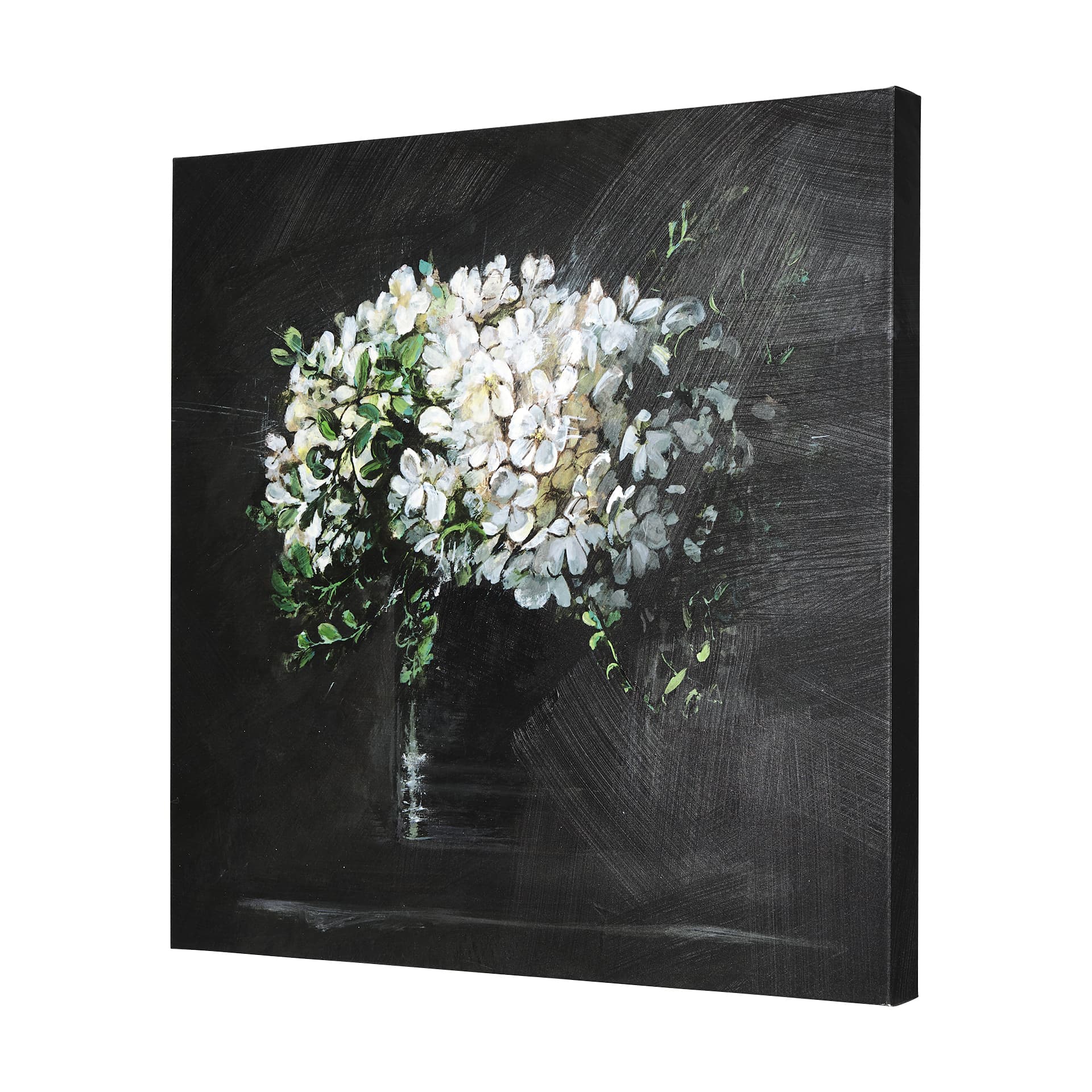 Still life flowers I by Mercana Studio a Hand Embellished Textured Canvas — product photograph