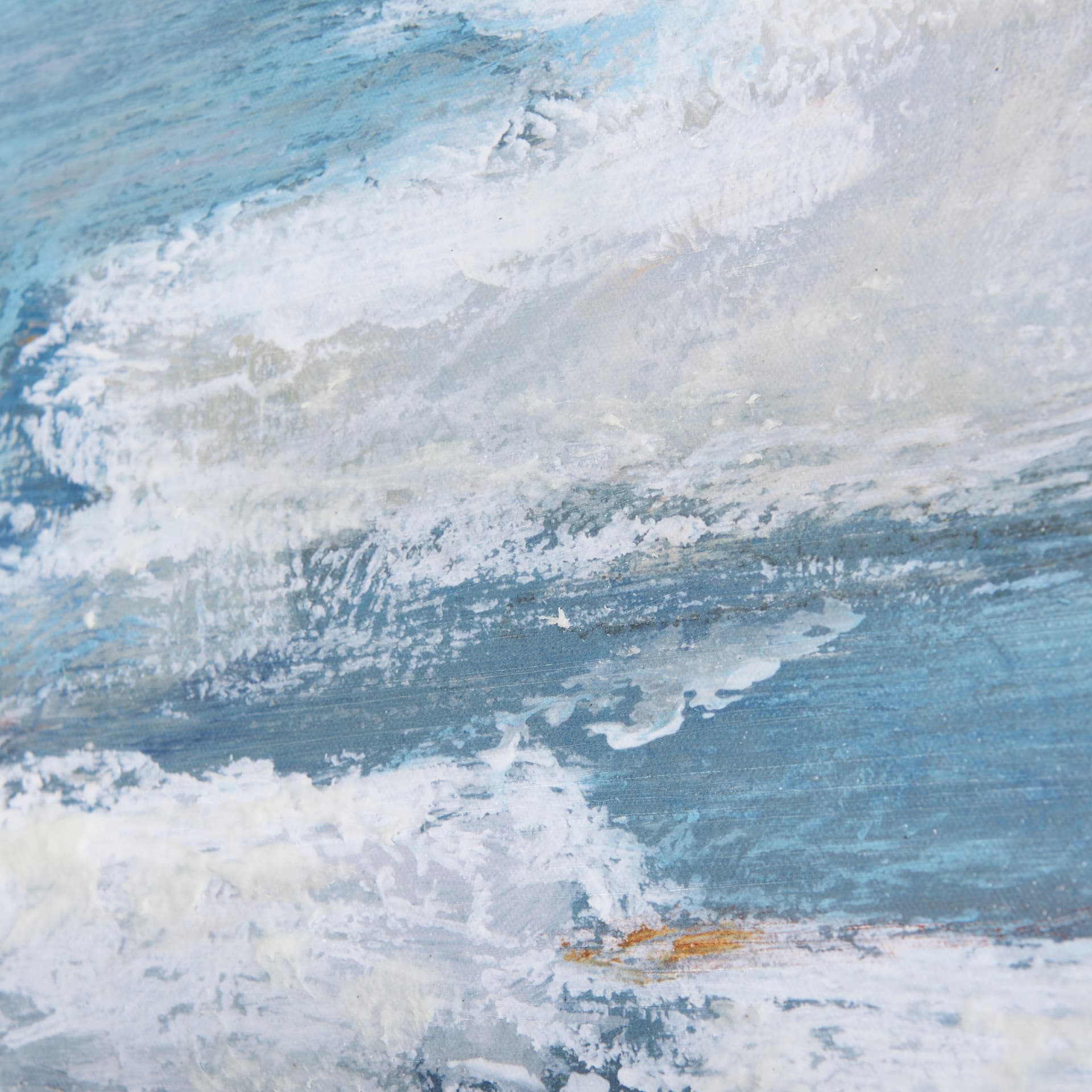 Cloud Bay II by Mercana Studio a Hand Embellished Textured Canvas — product photograph