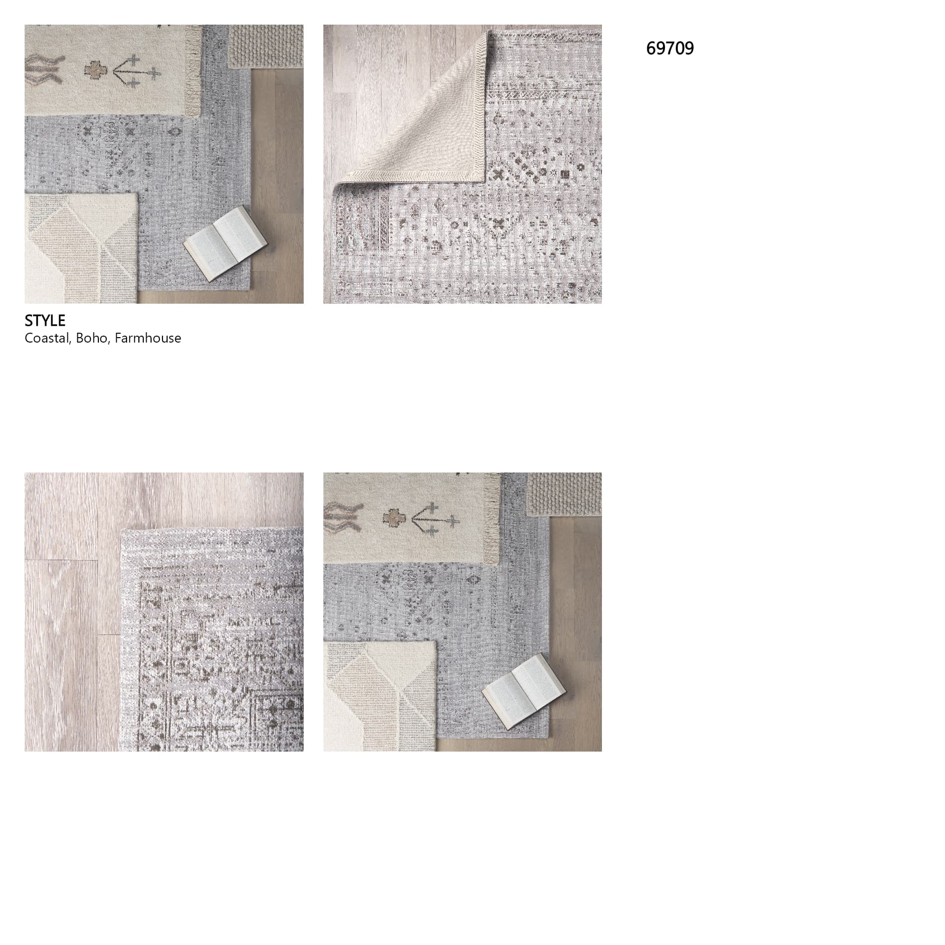 Kaiya 8 x 10 Rug — in a styled room