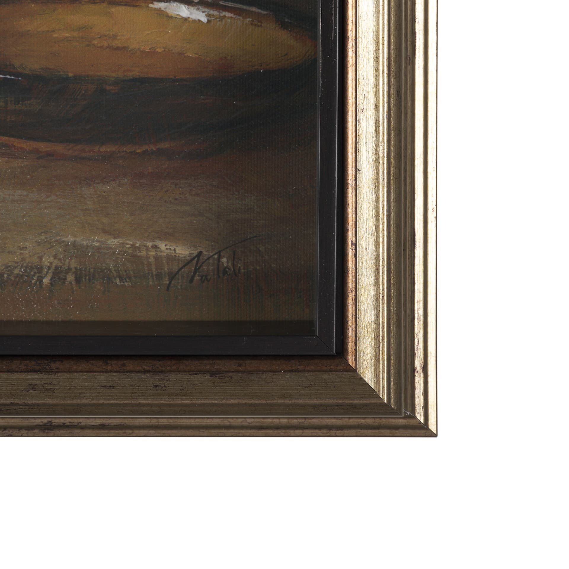 Vintage Crock (Set of 2) by Mercana Studio a Hand Embellished Framed Art Print — product photograph