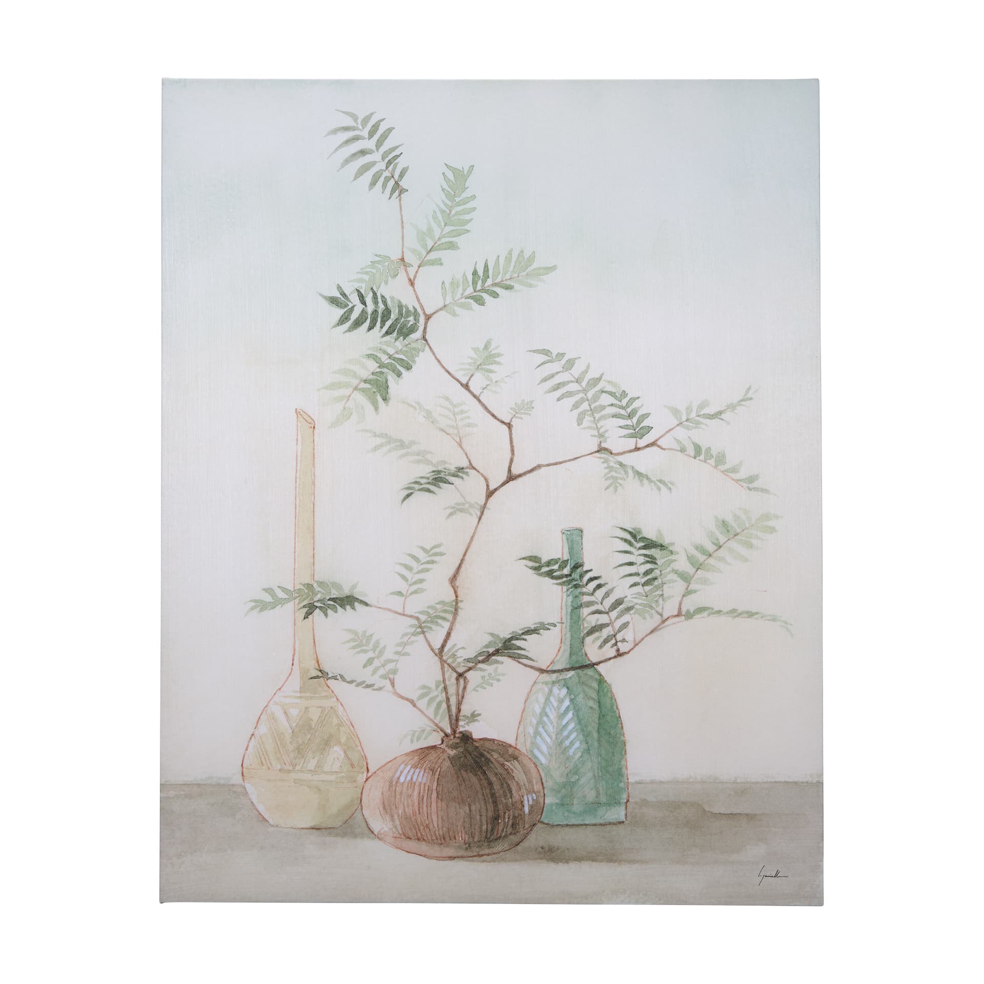 Boho Branches I by Mercana Studio a Hand Embellished Textured Canvas — product photograph