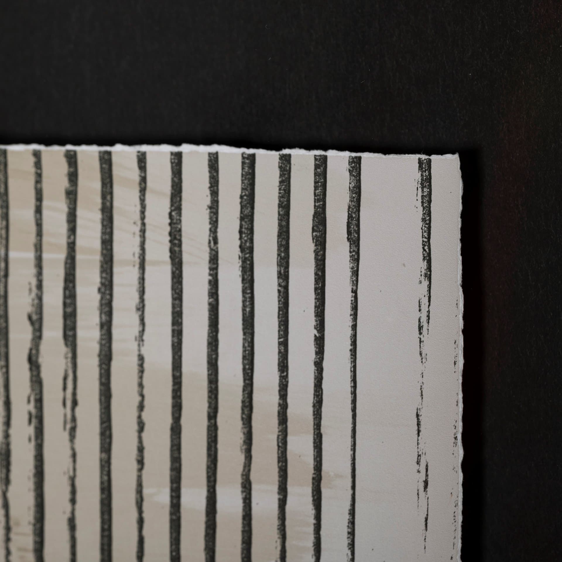 Wool and Silk II by Tom Reeves a Hand Embellished Textured Framed Art Print Matted under Glass — product photograph