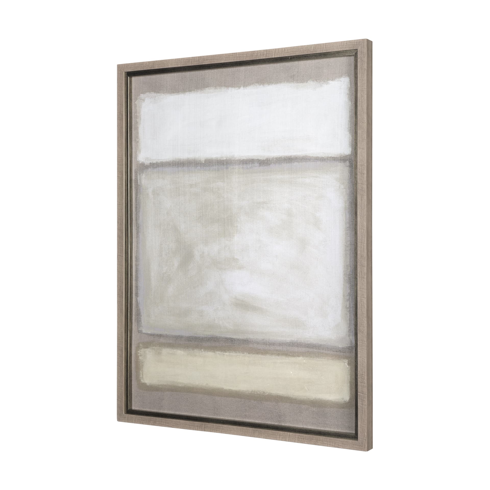 Buff by Mercana Studio a Hand Embellished Textured Framed Art Photograph Matted under Glass — product photograph