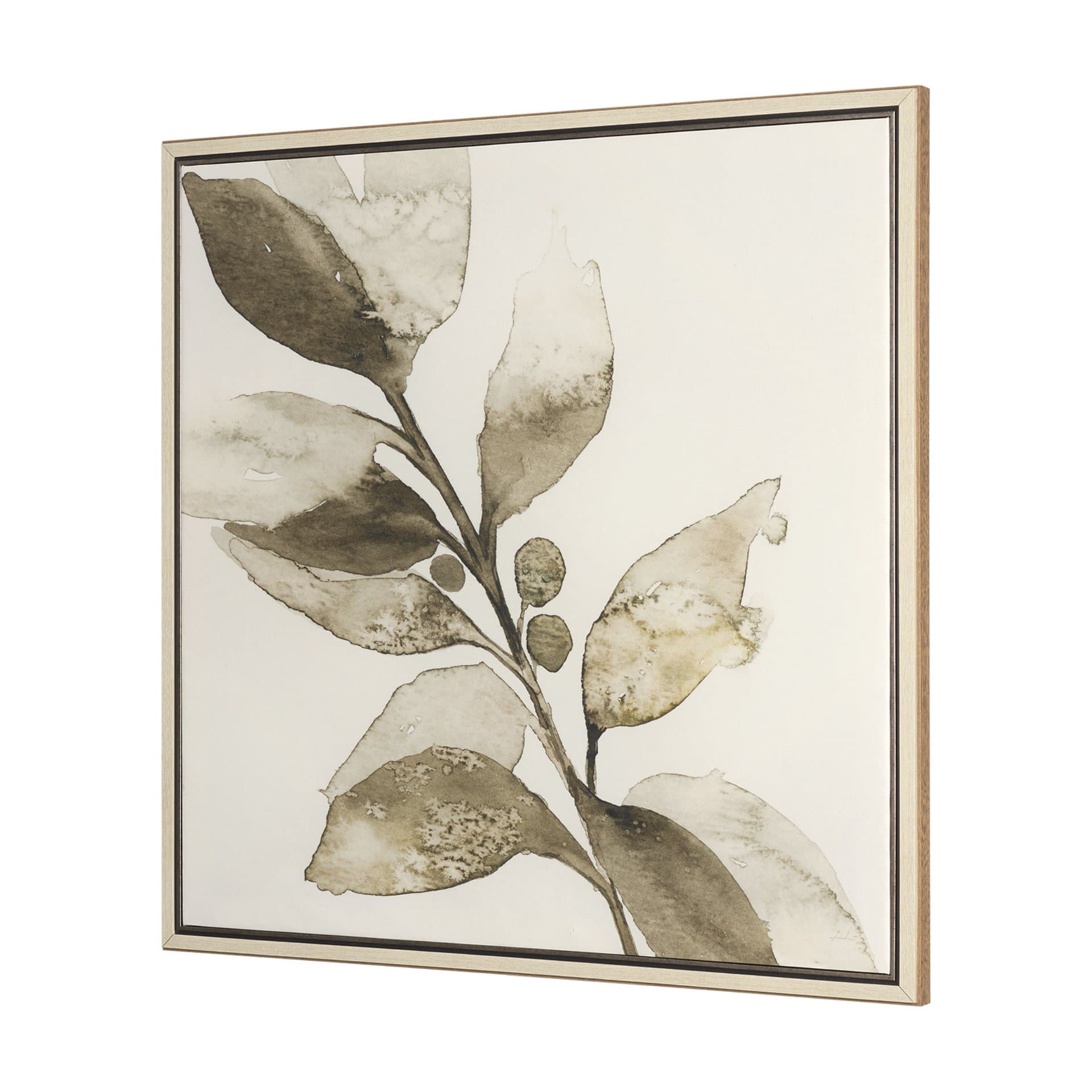 Cornus Alba II by Mercana Studio Hand-Embellished Textured Framed Canvas Artwork — product photograph