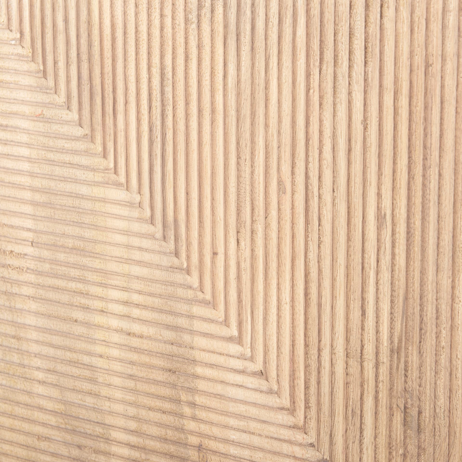 Cairo 78x19 Brown Solid Wood Black Metal Base 4 Door Cabinet Sideboard — product photograph