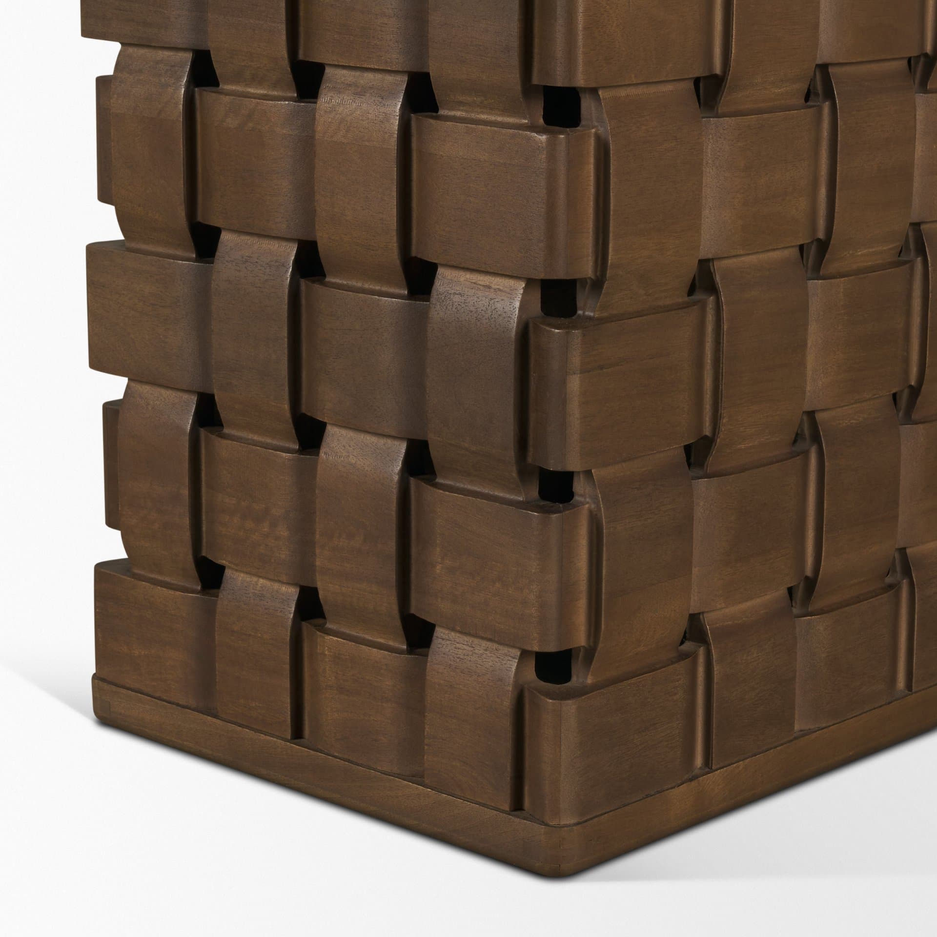 Trellyn 94"L x 44"W Rectangular Dining Table | Modern | Dark Brown Wood | Seats 8 — product photograph