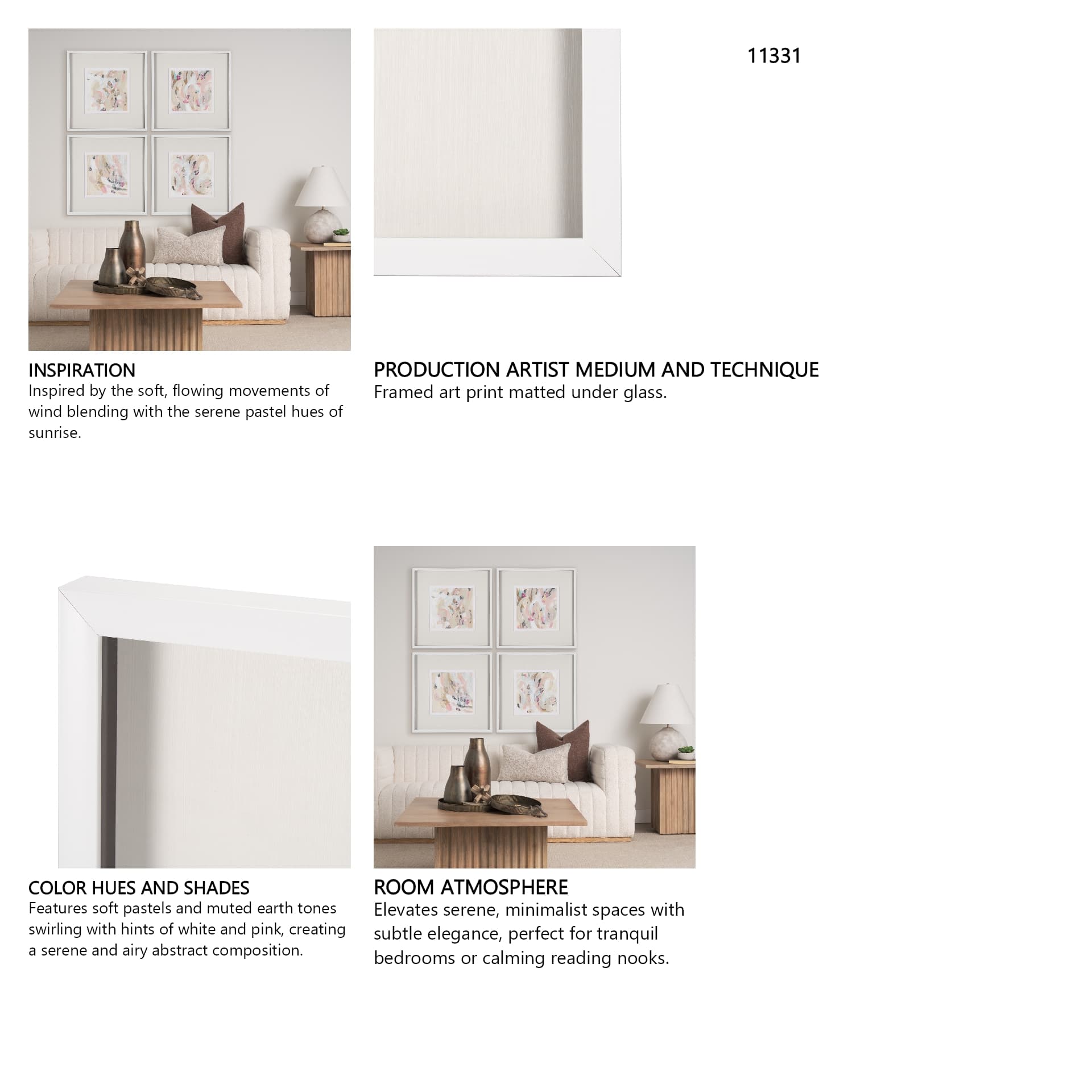 Carnivale III by Mercana Studio a Framed Art Print Matted under Glass — in a styled room