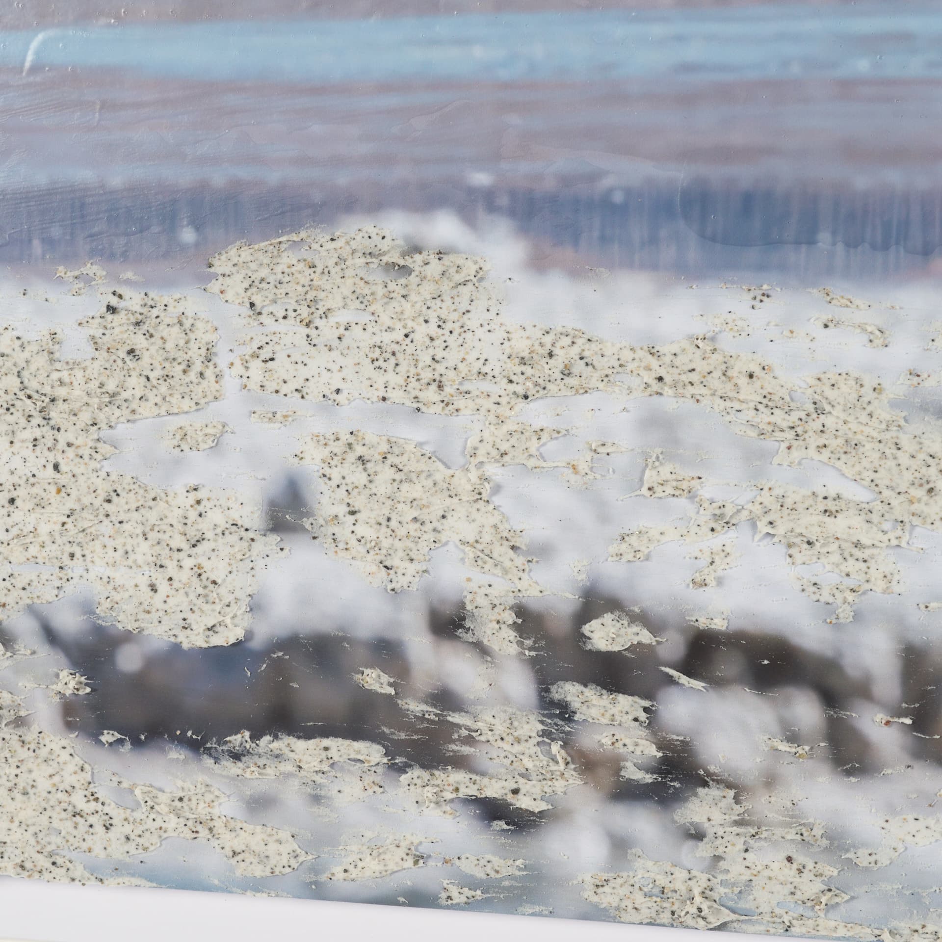 Pink Flamingoes by Richard Silver Hand Embelished Framed Artwork Matted under Glass — product photograph