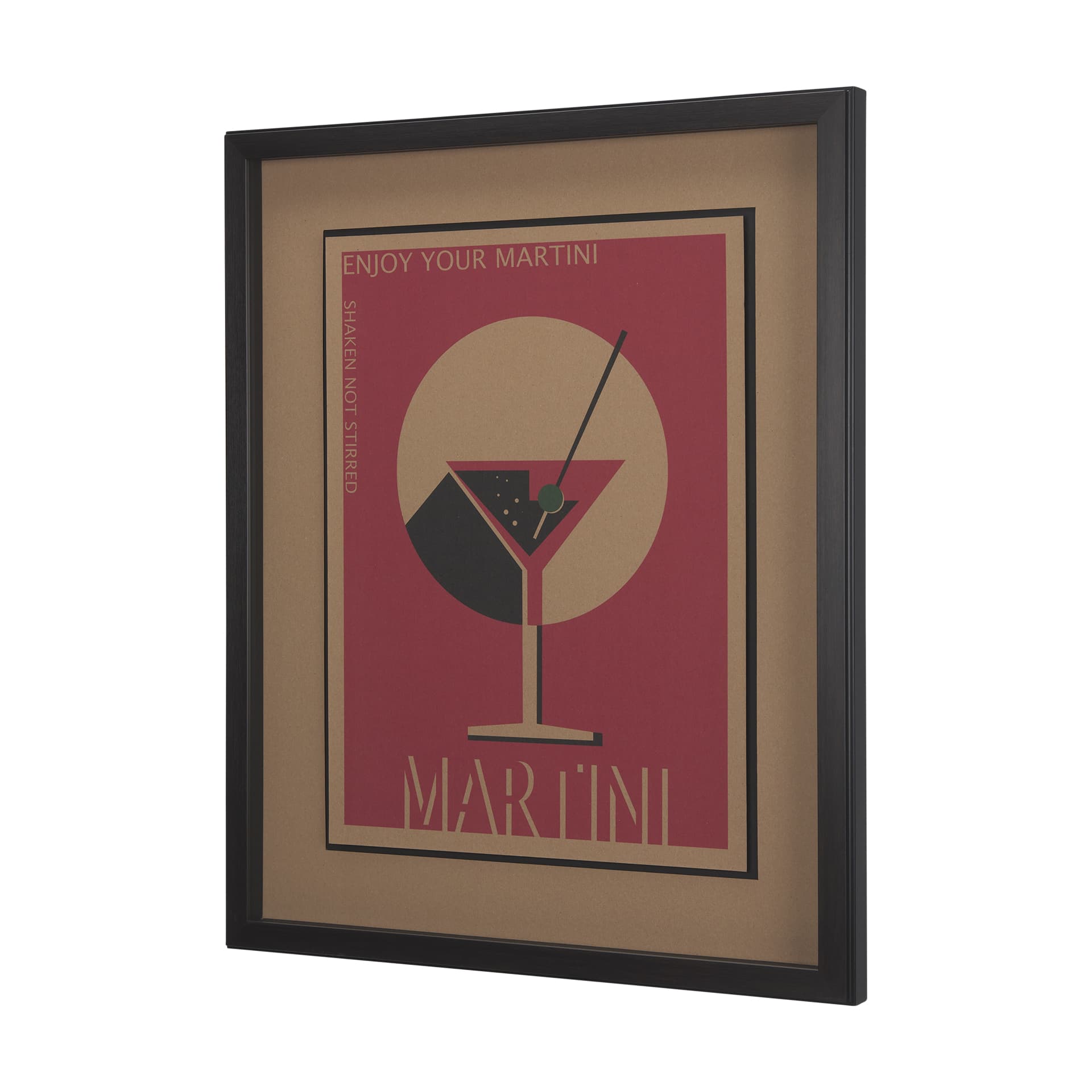 Martini by Simeng a Framed Art Print Matted under Glass — product photograph