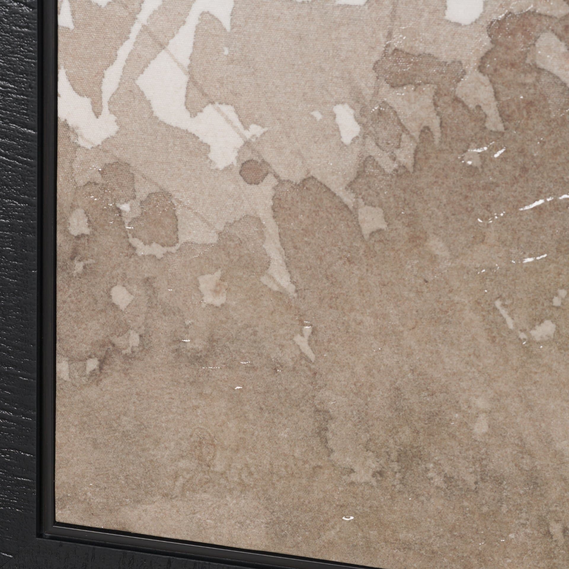 Lowland Fog A by Mercana Studio Hand-Embellished Textured Framed Canvas Artwork — product photograph
