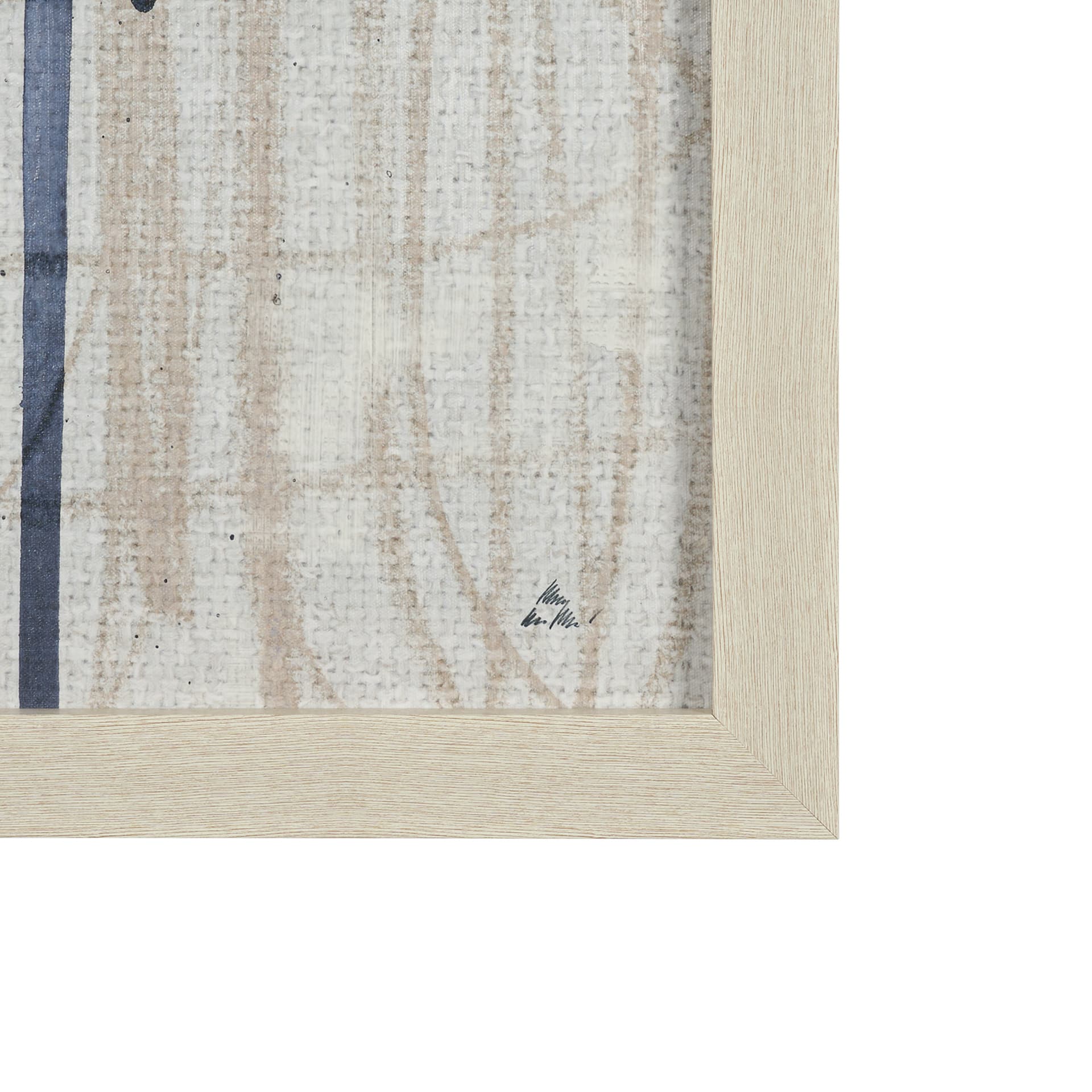 Intuition I by Mercana Studio Hand-Embellished Textured Framed Canvas Artwork — product photograph