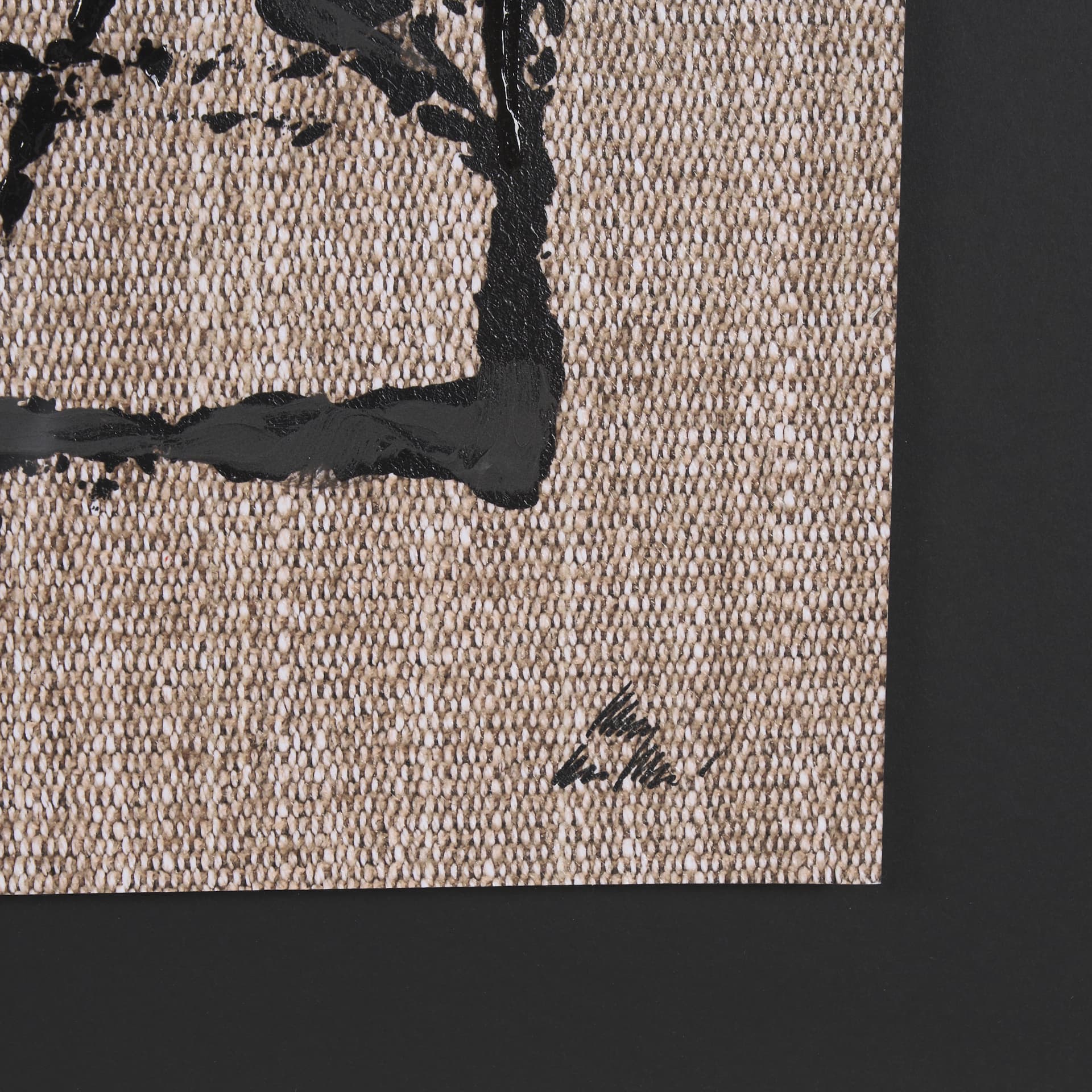 Modern Work 2 by Mercana Studio a Hand Embellished Textured Framed Art Print Matted under Glass — product photograph