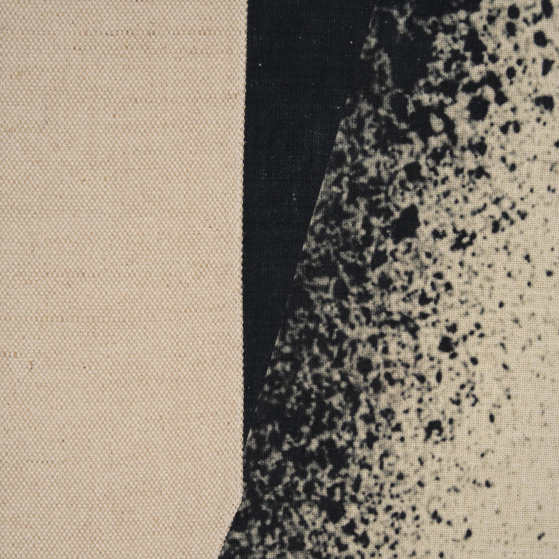 Revelin Large Fabric Collage Framed Linen Framed Wall Art — product photograph
