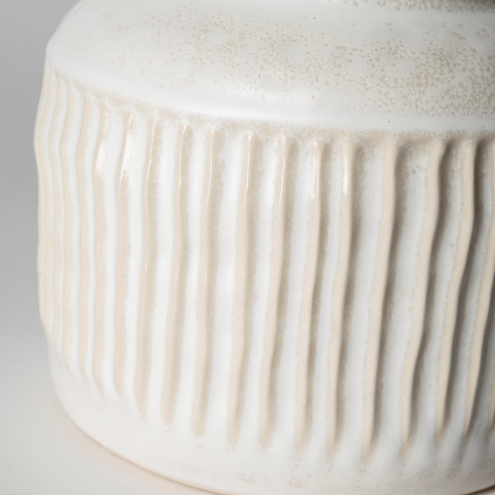 Judy Small Eggshell Ceramic Vase — product photograph