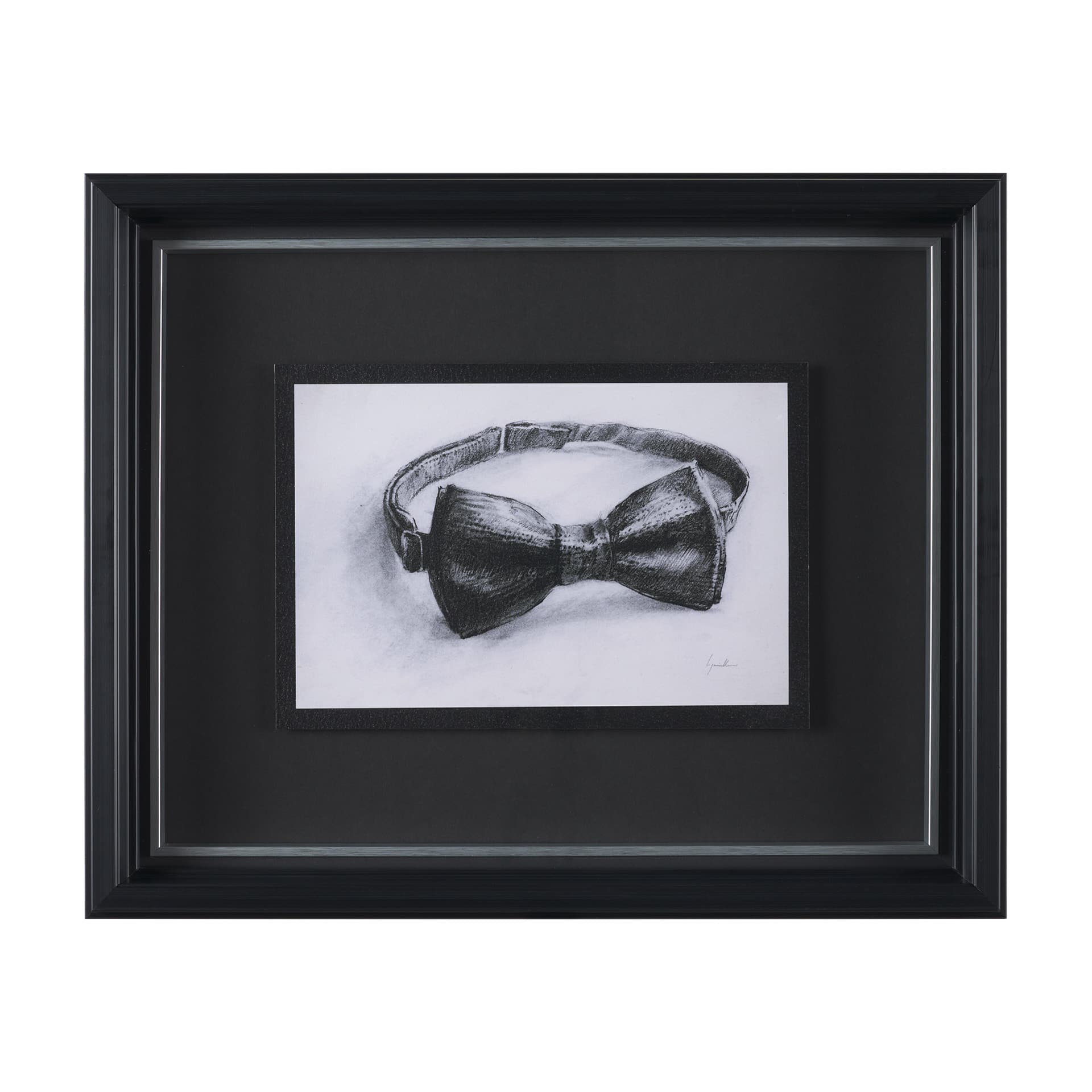 Dress for Success II by Mercana Studio a Hand Embellished Framed Art Print Matted under Glass — product photograph