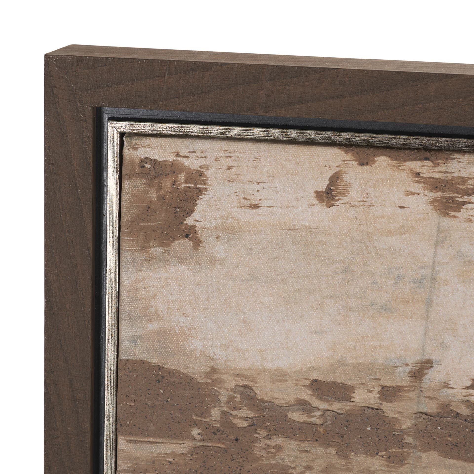 Flesh by Mercana Studio a Hand Embellished Textured Framed Canvas — product photograph