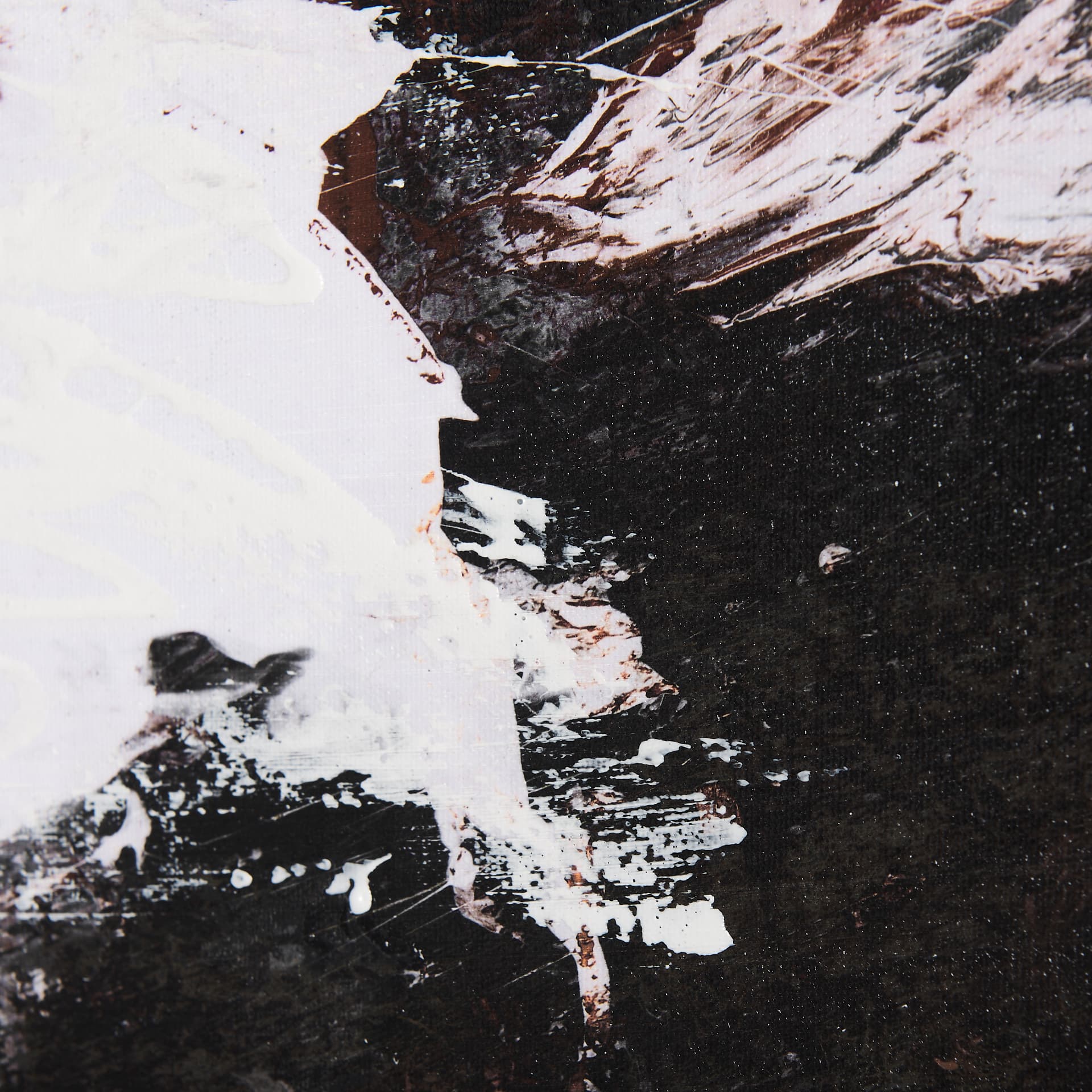 Sakura Rain II by Mercana Studio a Hand Embellished Textured Canvas — product photograph